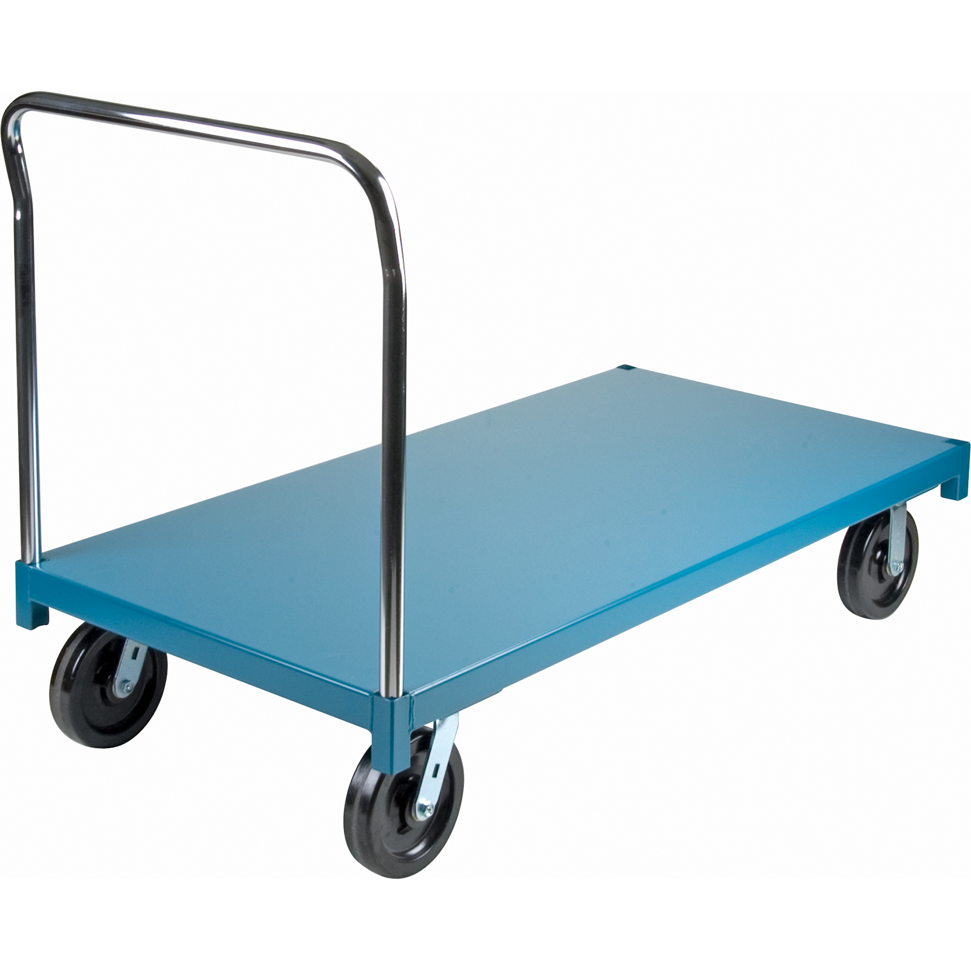 Chariot à plateforme robuste, 60" lo x 30" la x Capacité 2500 lb, Roues en Nylon