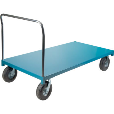 Chariot à plateforme robuste, 72" lo x 36" la x Capacité 1200 lb, Roues en Pneumatique
