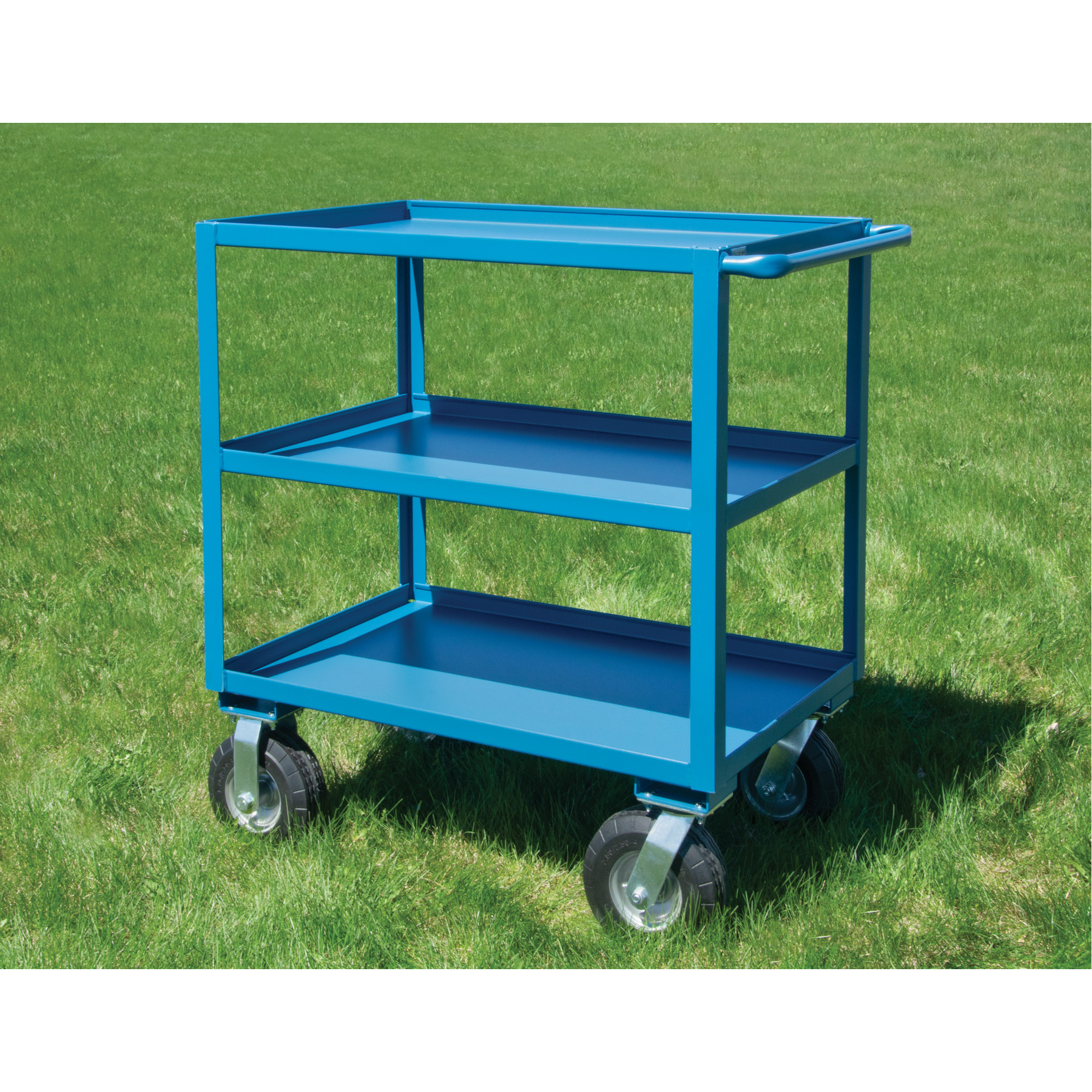 Chariot à tablettes pour l'extérieur, 2 Tiers, 24" la x 39" h x 39" p, Capacité 1200 lb – Image 4
