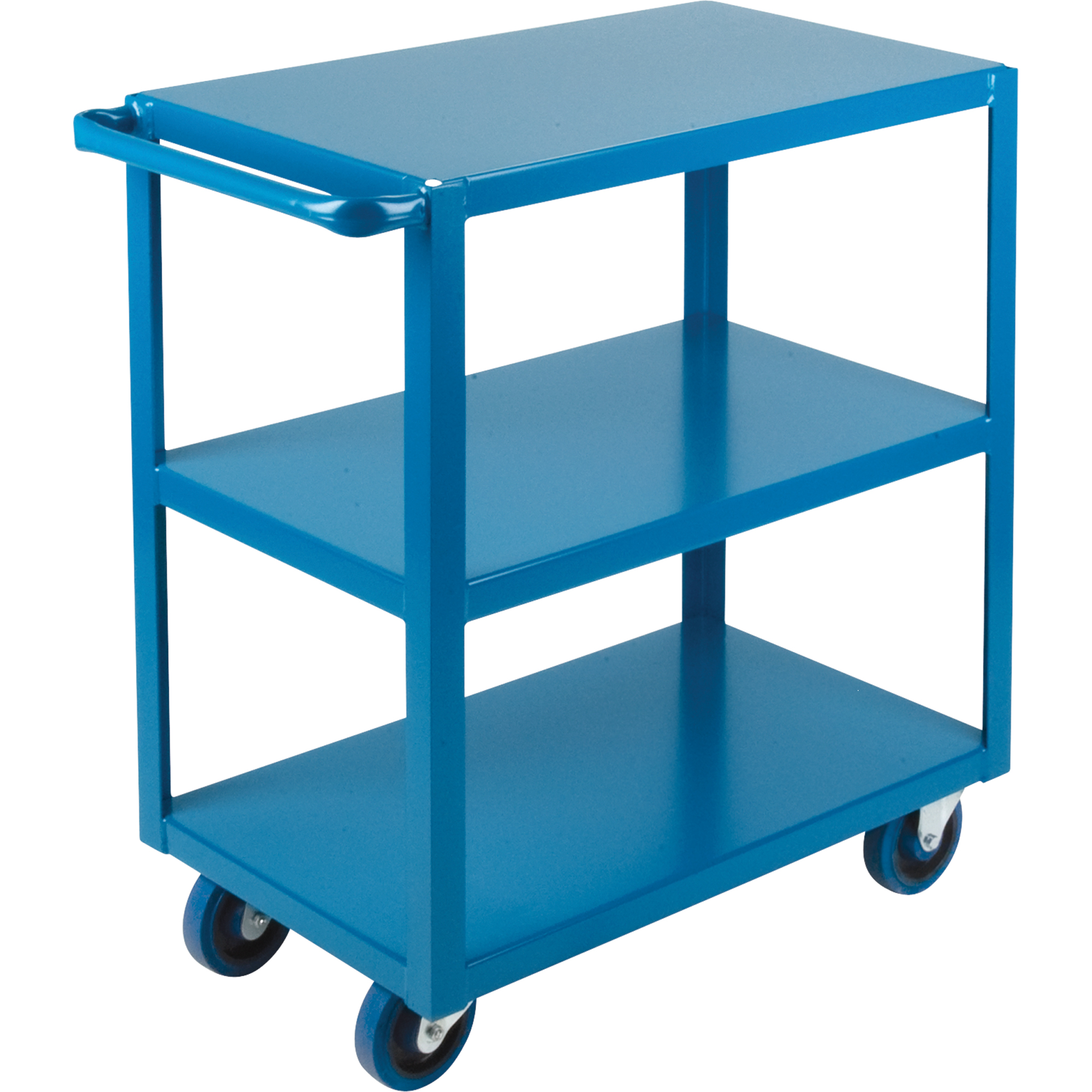 Chariot à tablettes robuste, 3 Tiers, 18" la x 48" h x 30" p, Capacité 1200 lb