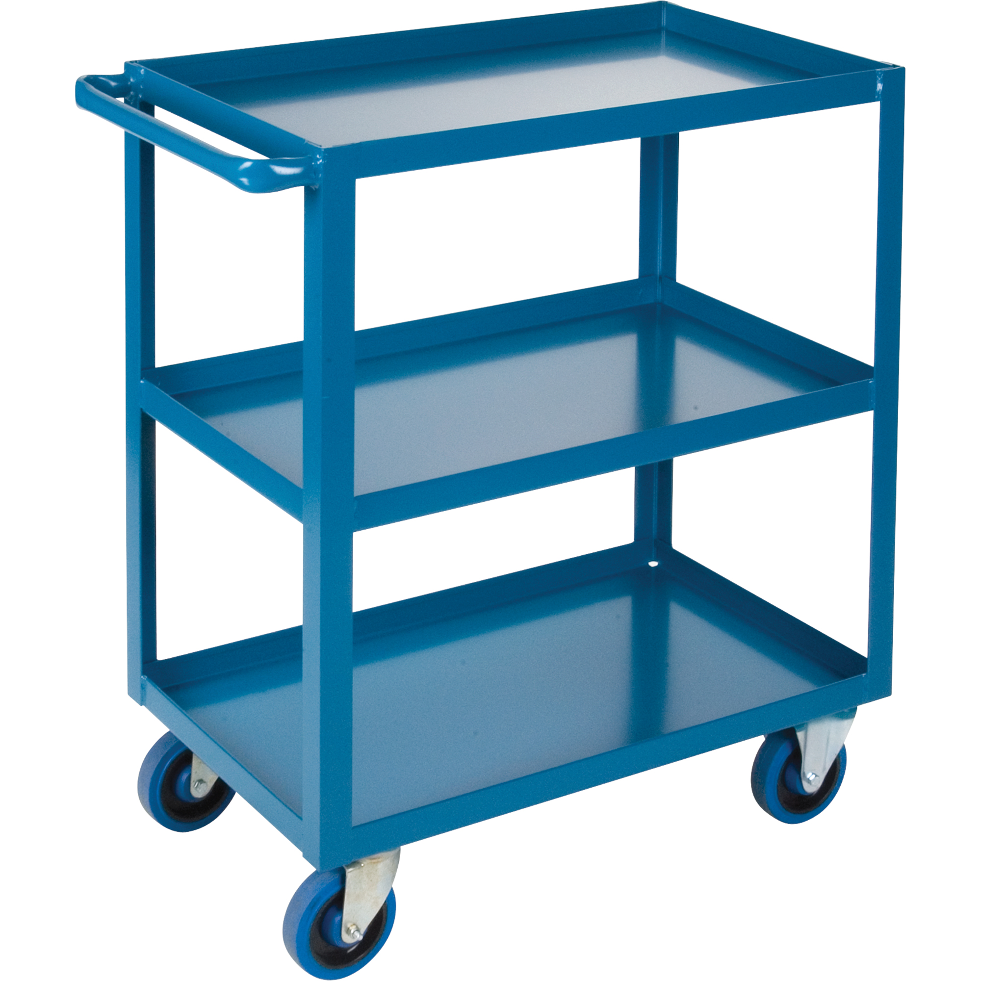 Chariot à tablettes robuste, 3 Tiers, 18" la x 48" h x 33" p, Capacité 1200 lb