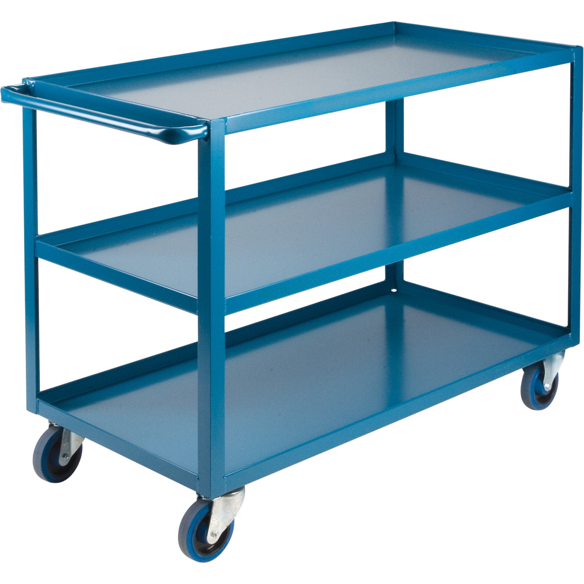 Chariot à tablettes robuste, 3 Tiers, 24" la x 36" h x 51" p, Capacité 1200 lb