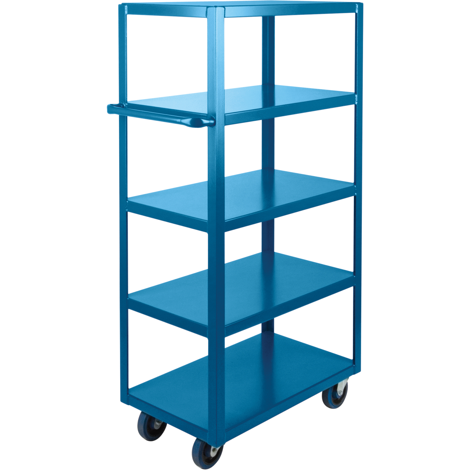 Chariot à tablettes robuste, 5 Tiers, 18" la x 61" h x 30" p, Capacité 1200 lb