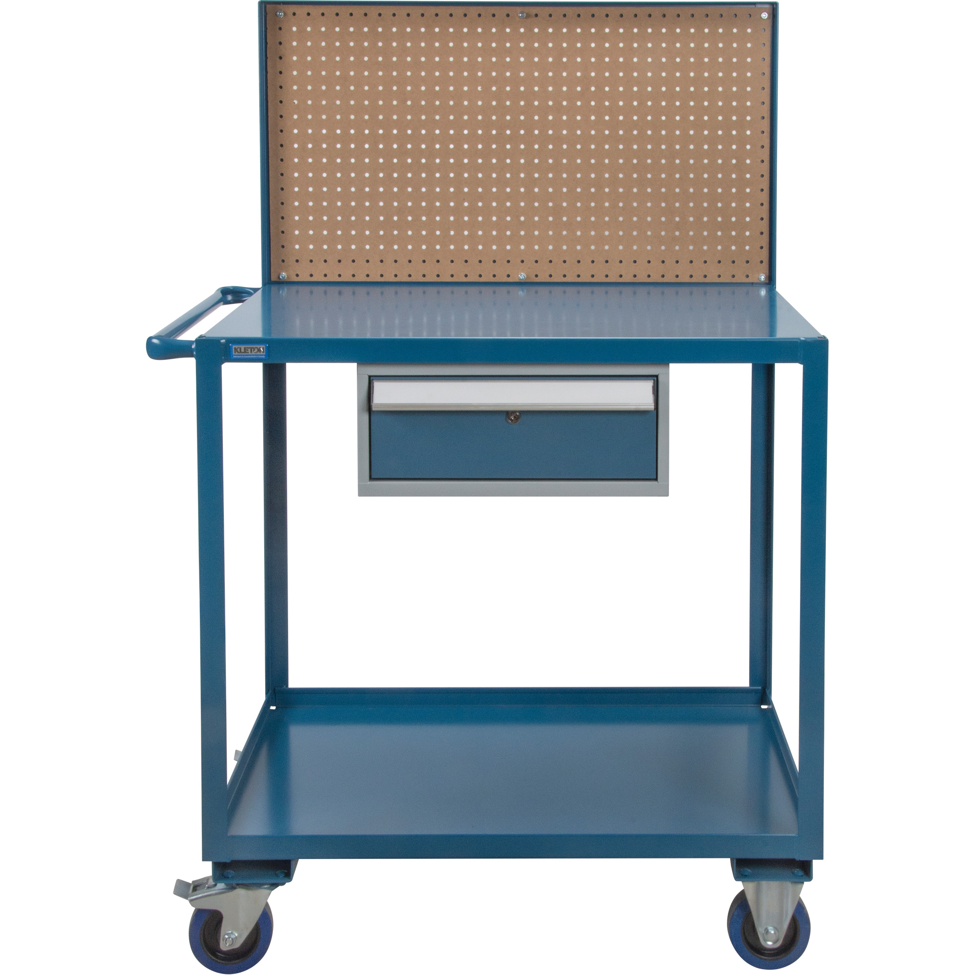 Chariot de service mobile, 2 Tiers, 24" la x 57" h x 40" p, Capacité 1200 lb – Image 2