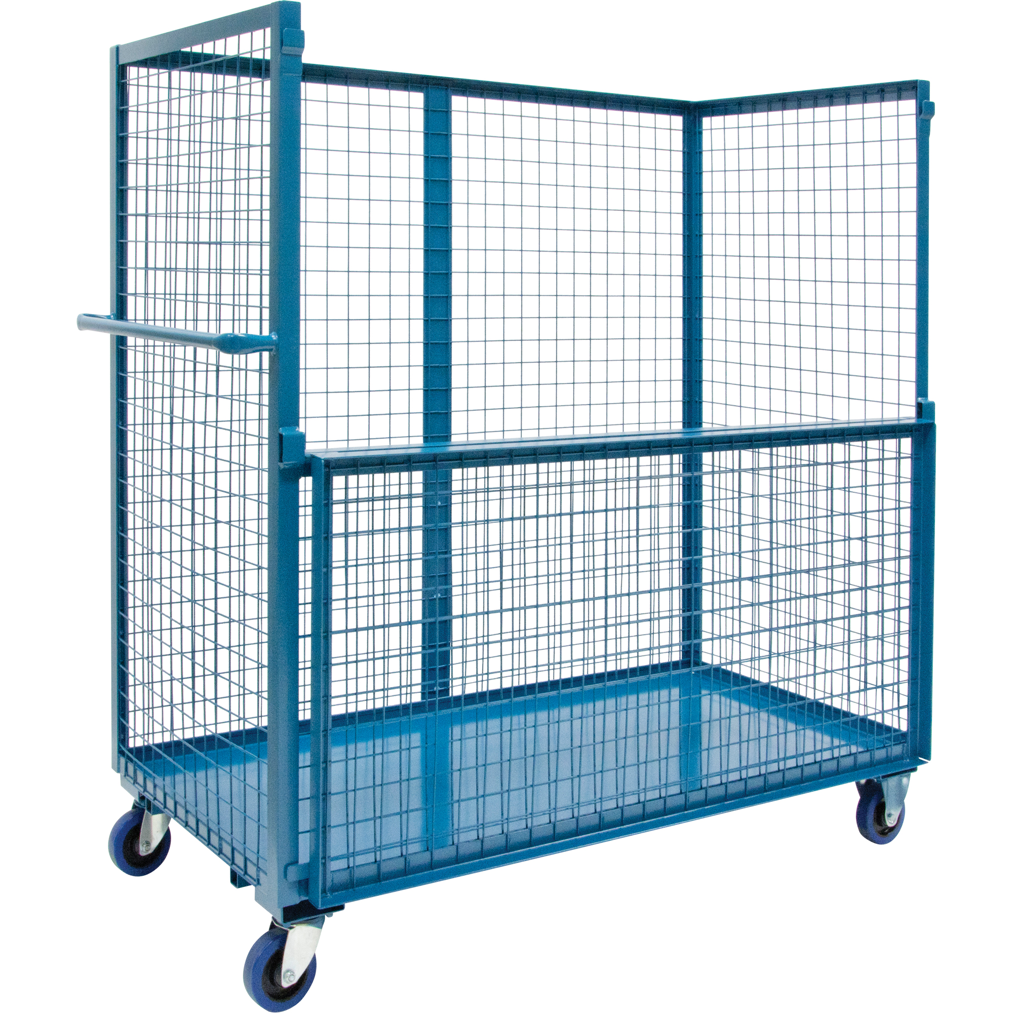 Chariot grillagé pour transport , Acier, 24" x 55" x 36", Capacité 1200 lb