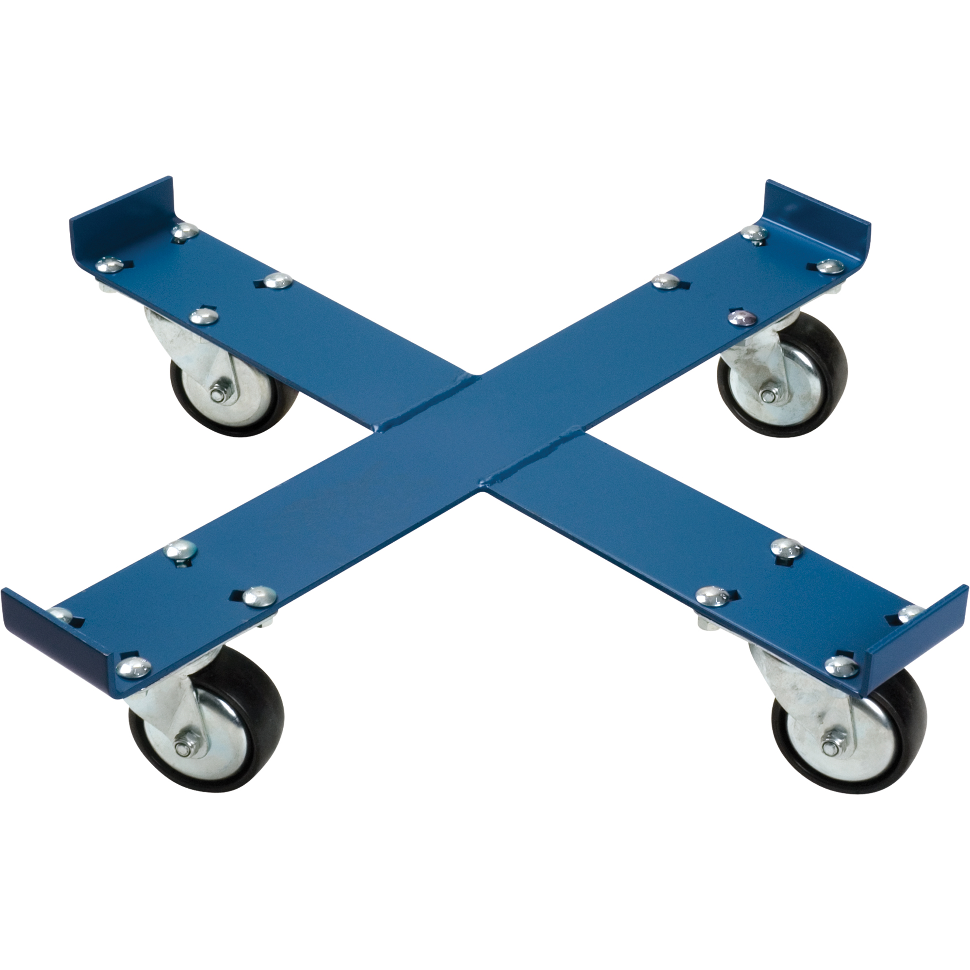 Chariot pour baril, Acier, Capacitée 1000 lb, Diamètre 24", Roue en Polyuréthane