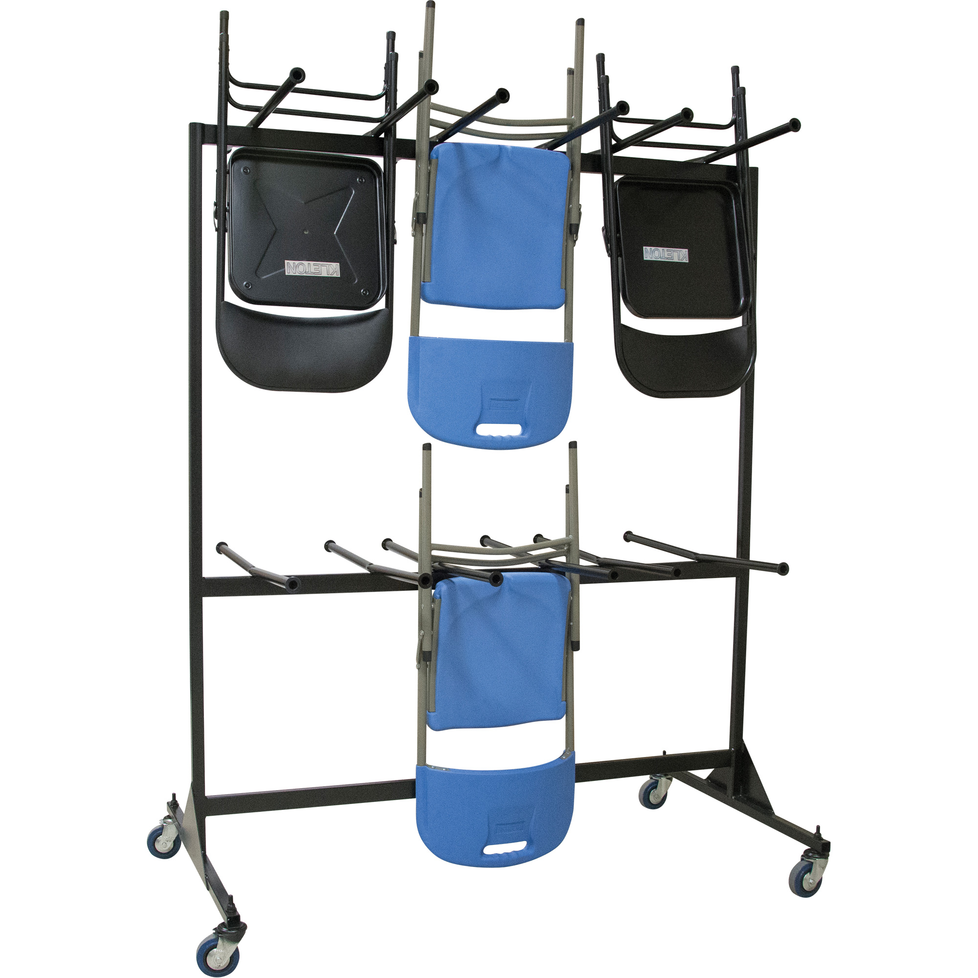 Chariot pour chaises pliantes à deux côtés – Image 3