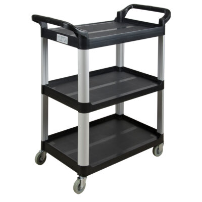 Chariot utilitaire, 3 tiers, 16-3/4" x 37" x 33-1/2", Capacité 250 lb