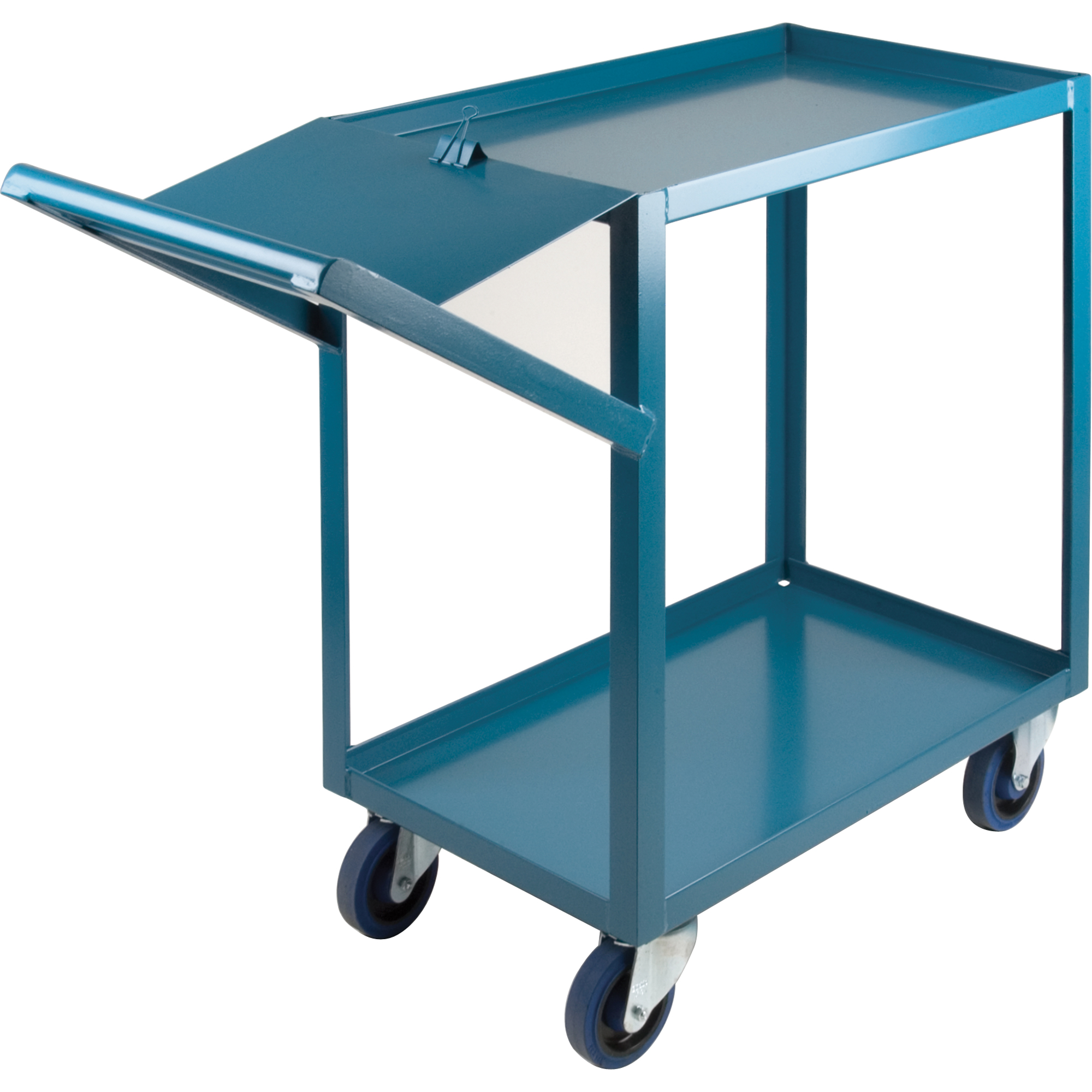 Chariots à cueillette, 36" h x 18" la x 46" p, 2 Tablettes, Capacité 1200 lb