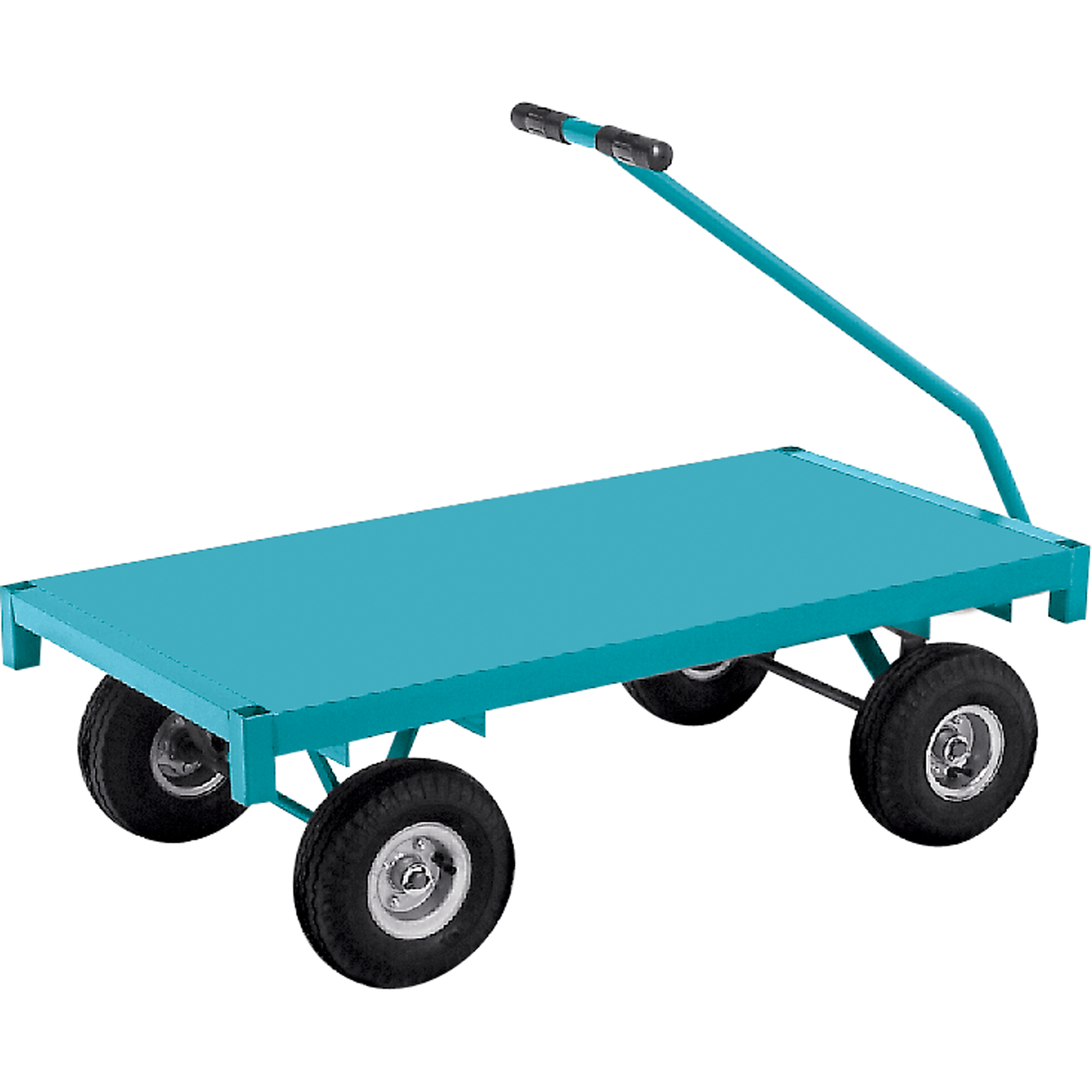 Chariots à plateforme - Chariots wagon ergonomiques à plateforme, 24" la x 48" la x Capacité 1000 lb
