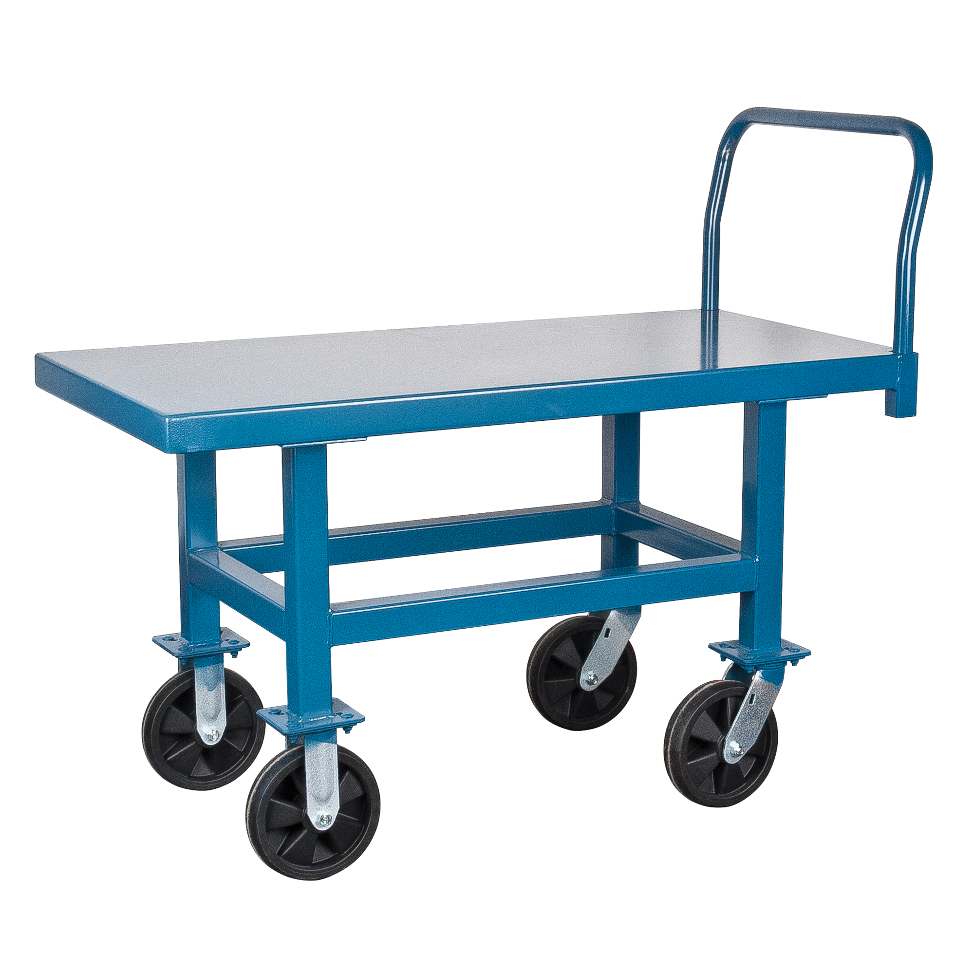 Chariots à plateforme surélevée, 48" lo x 24" la x Capacité 1000 lb, Roues en Pneumatique