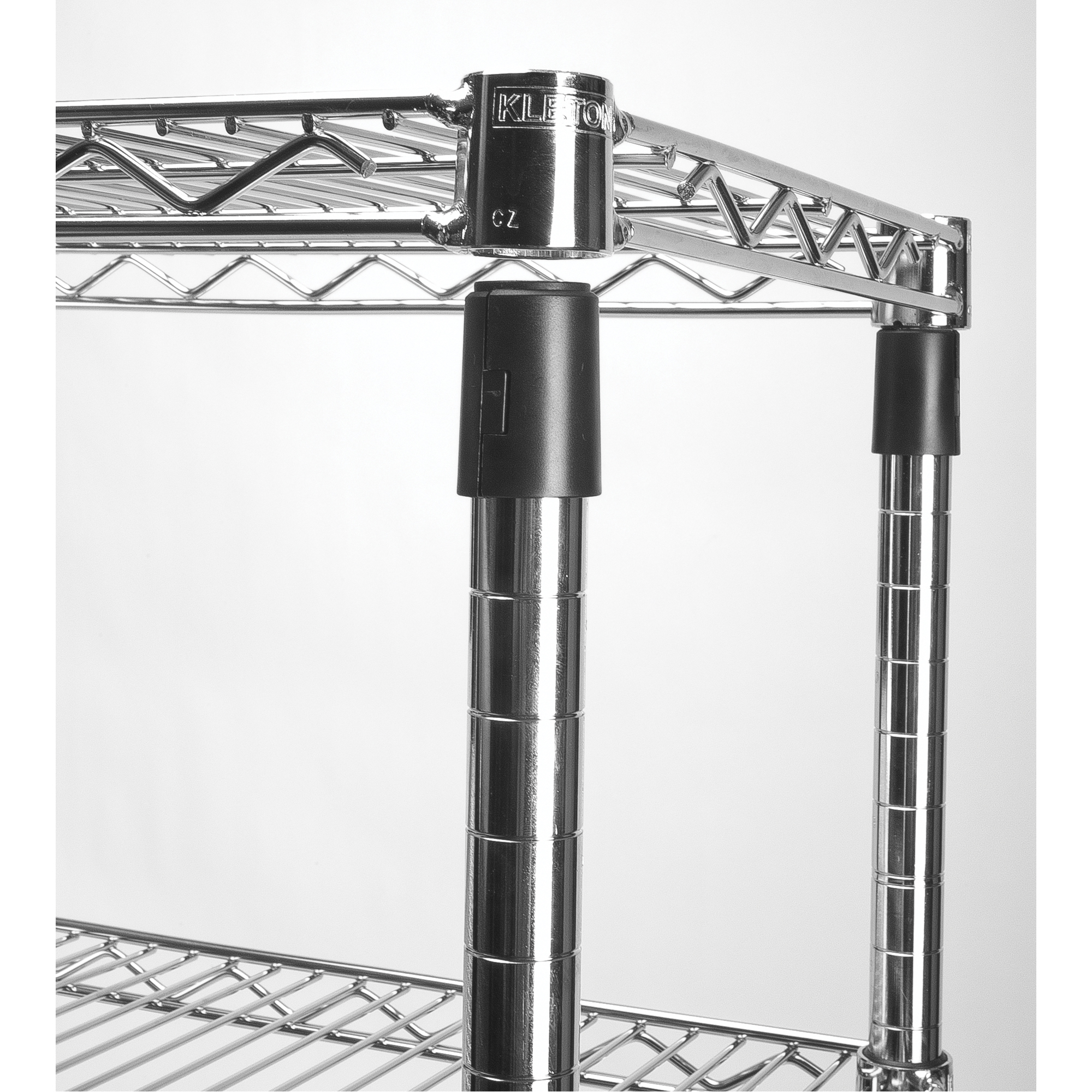 Chariots à pousser, Chromé, 36" x 60" x 14", Capacité 800 lb – Image 4