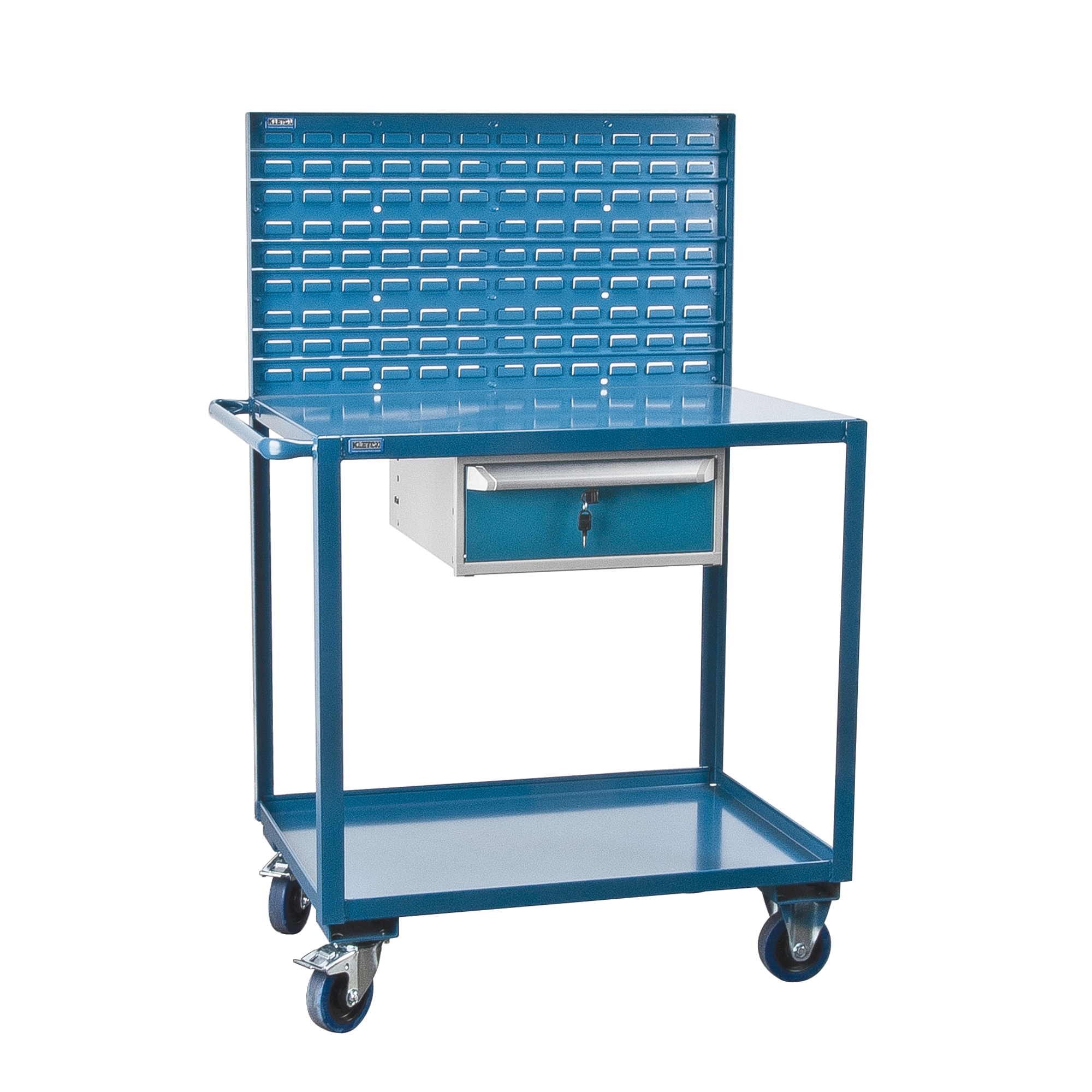Chariots de service mobiles, 2 Tiers, 24" la x 57" h x 40" p, Capacité 1200 lb