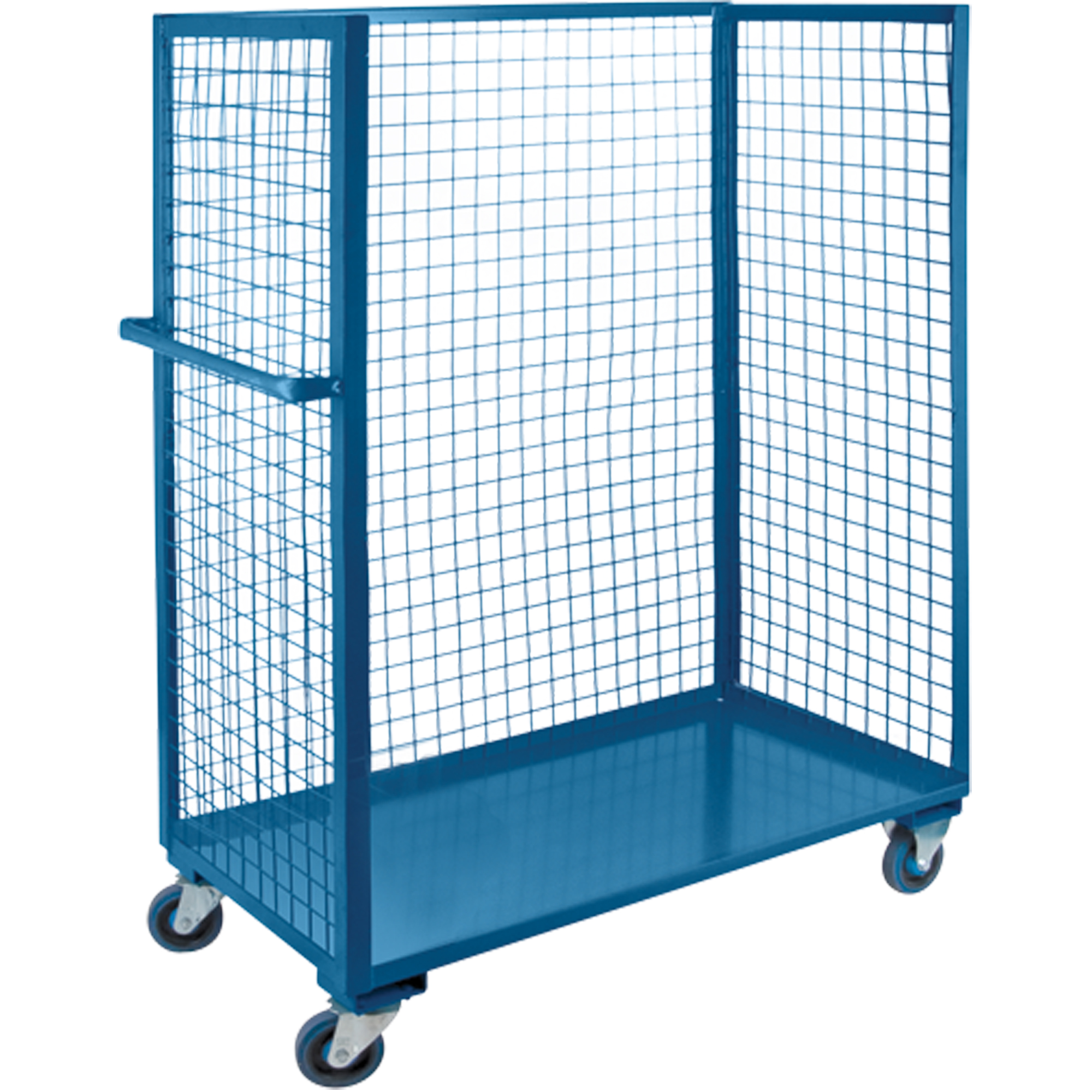 Chariots grillagés, Acier, 30" x 63" x 51", Capacité 1200 lb