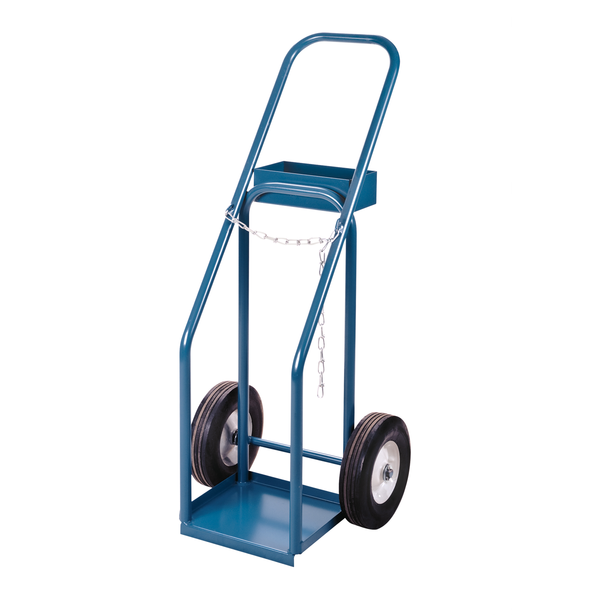 Chariots pour bouteilles de gaz, Roues Semi-pneumatique, Base de 12" la x 10" lo, 400 lb