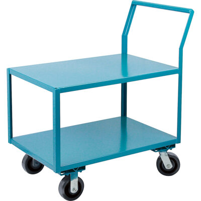 Chariots surbaissés robustes, 2 niveaux, 18" la x 30" p x 41" h, 2400 lb Cap