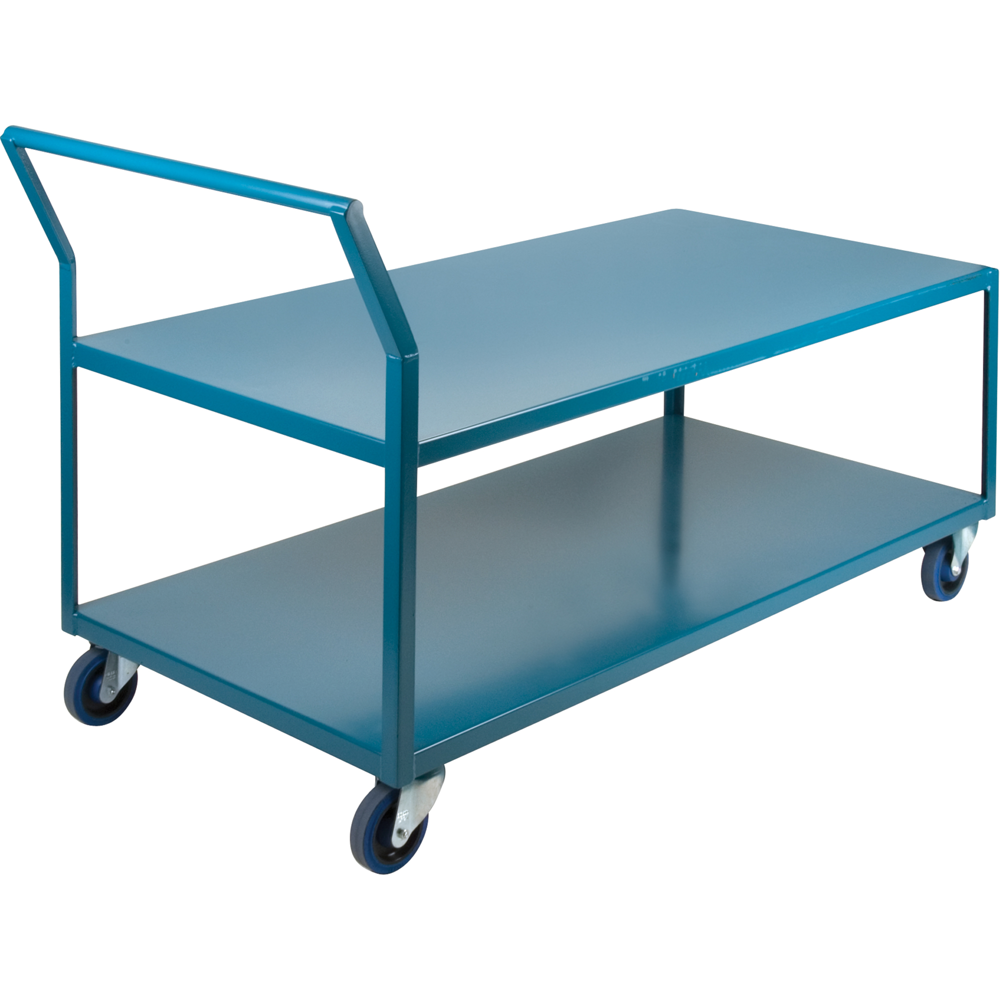Chariots surbaissés robustes, 2 niveaux, 24" la x 60" p x 40" h, 1200 lb Cap