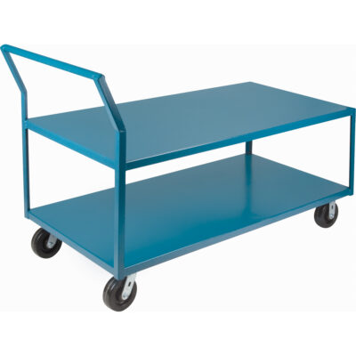 Chariots surbaissés robustes, 2 niveaux, 30" la x 48" p x 41" h, 2400 lb Cap