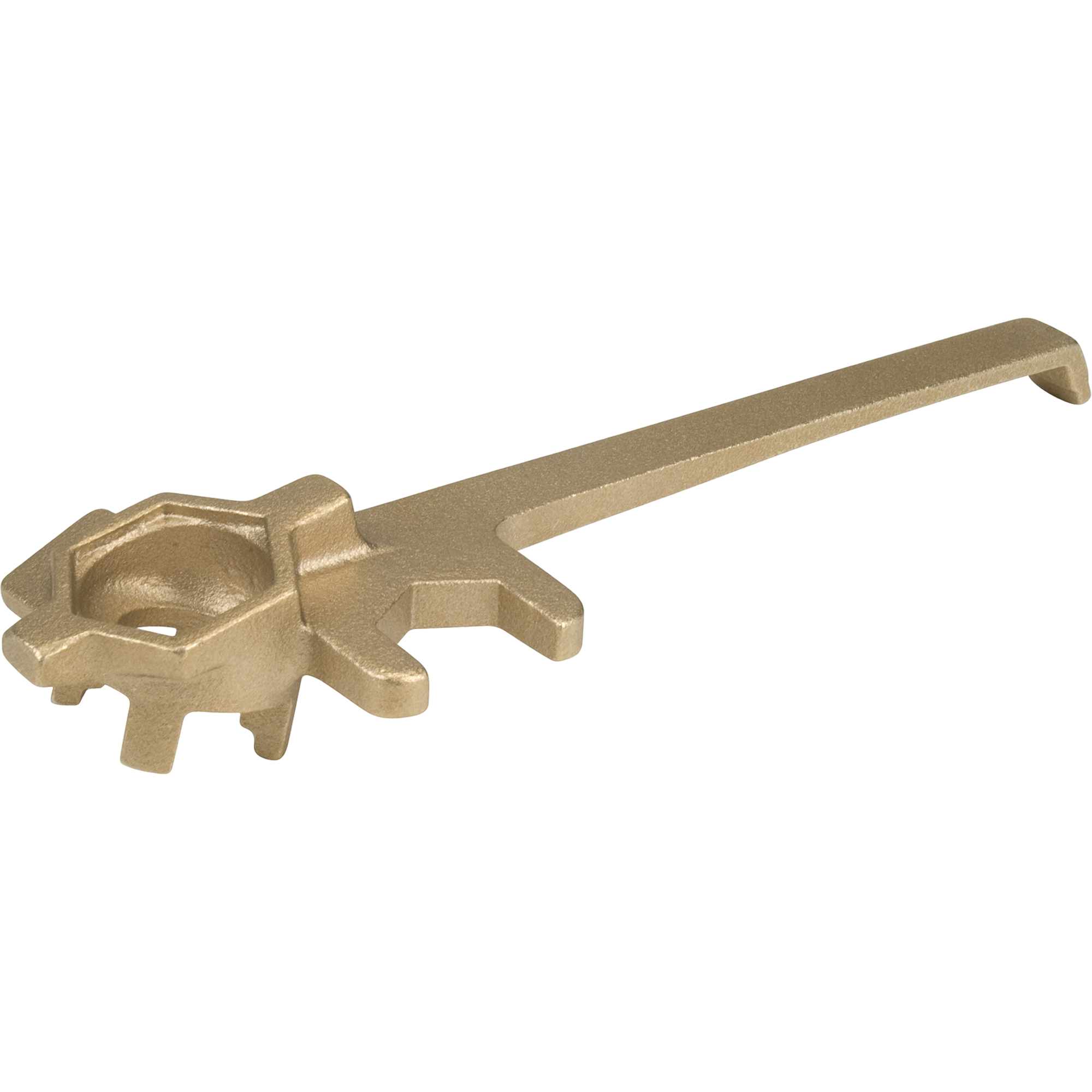 Clés à obturateur de luxe, Ouverture de 1-1/4", Poignée 9", Alliage de laiton antiétincelles