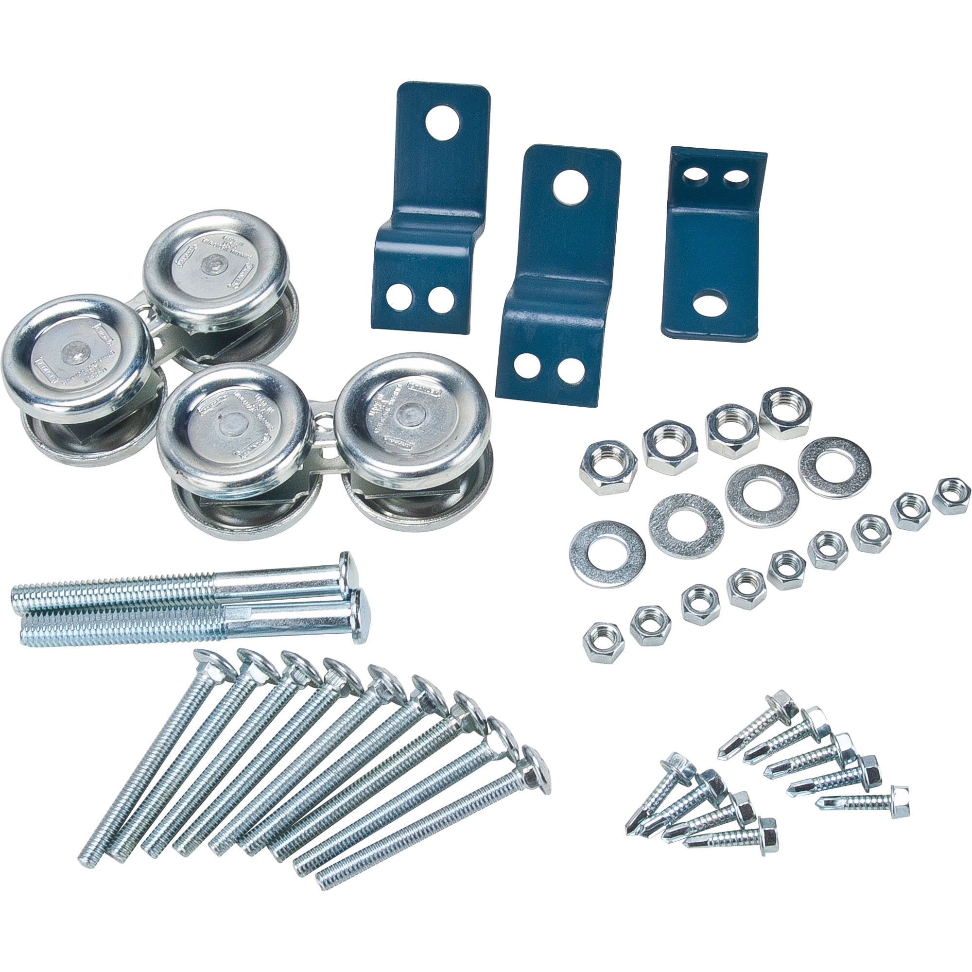 Composantes pour partitions & cloisons grillagées - Quincaillerie