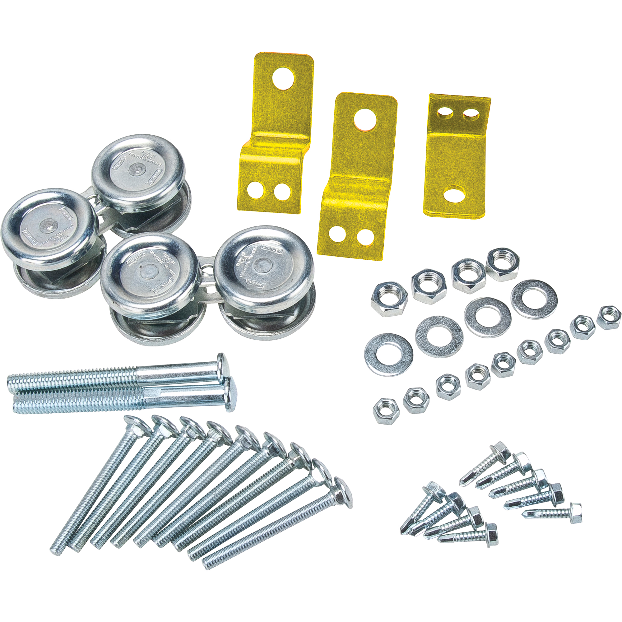 Composantes pour partitions & cloisons grillagées - Quincaillerie