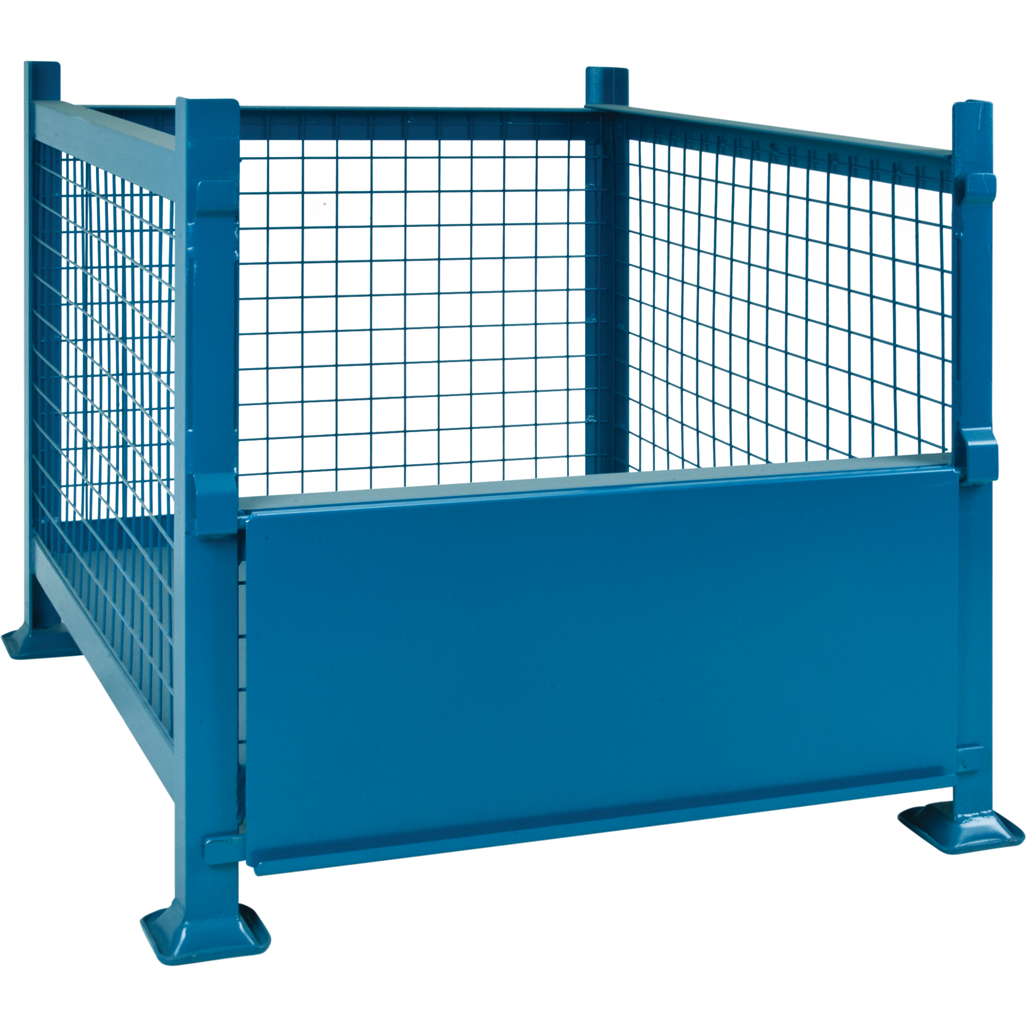 Contenants de vrac empilables, 34,5" la x 40,5" p x 30" h, Capacité de 3000 lb