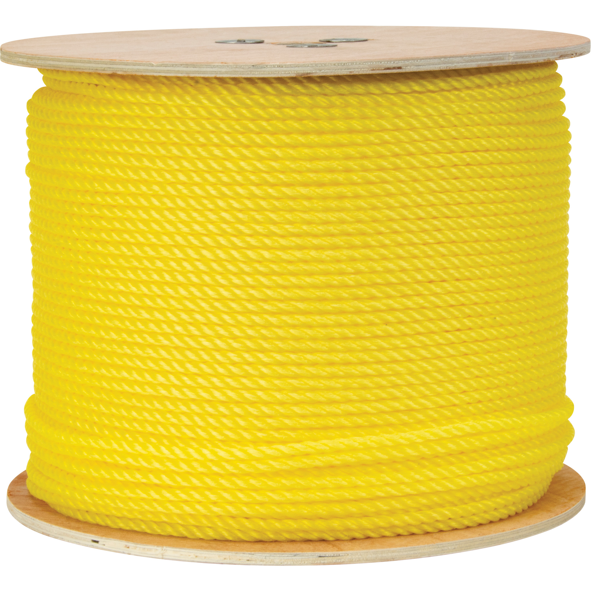 Corde jaune tressée 1/4", Polypropylène, 1300'