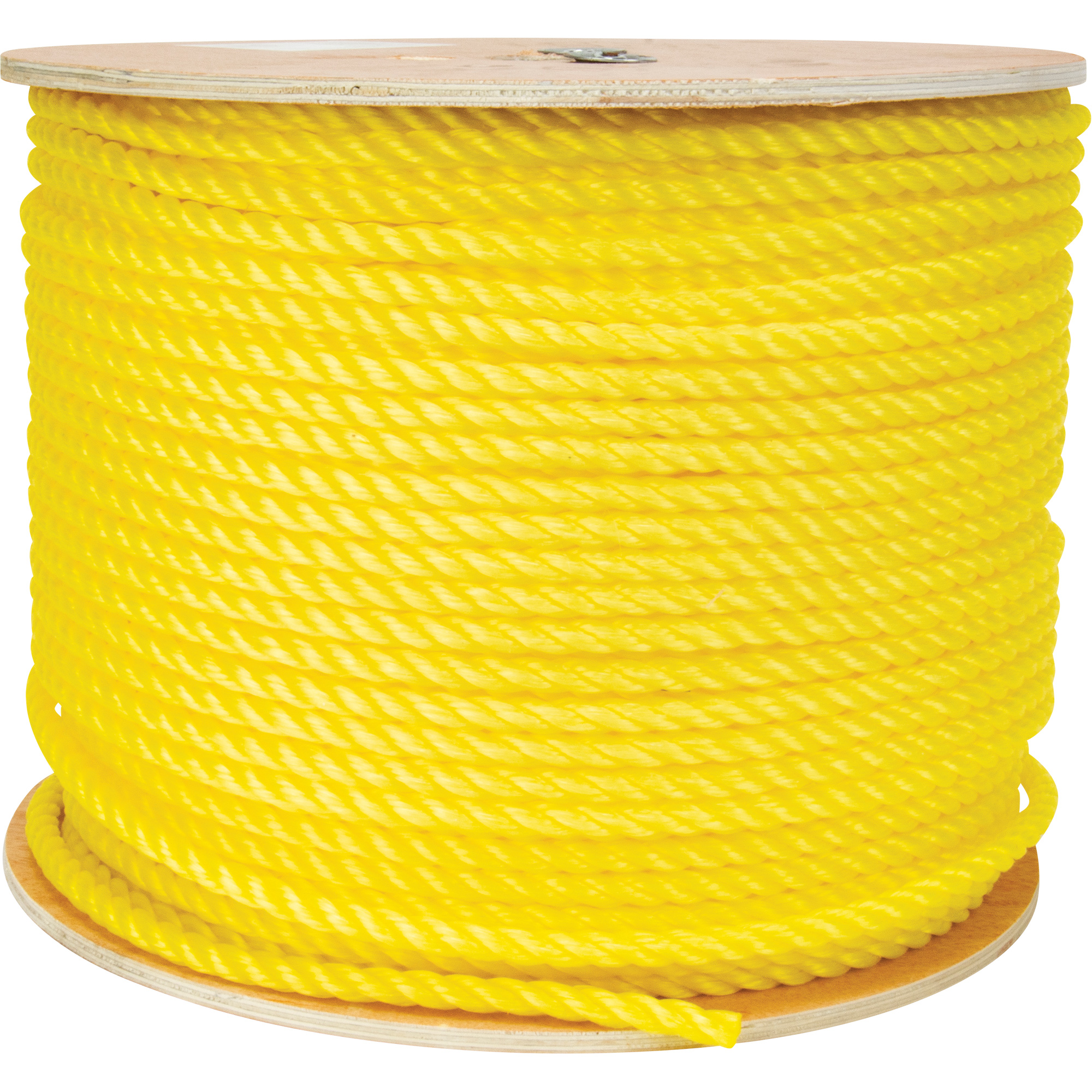 Corde jaune tressée 3/8", Polypropylène, 630'