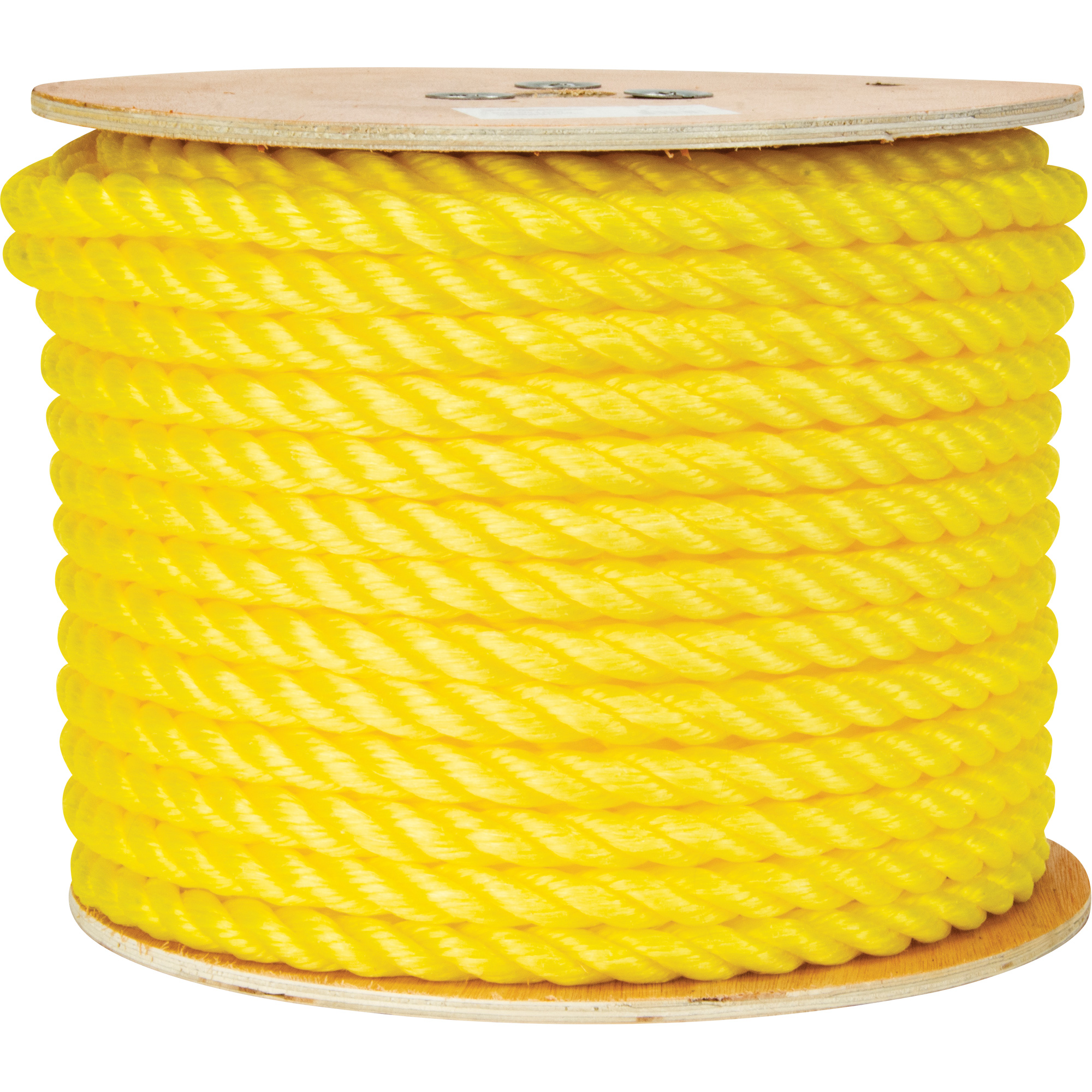 Corde jaune tressée 5/8", Polypropylène, 200'