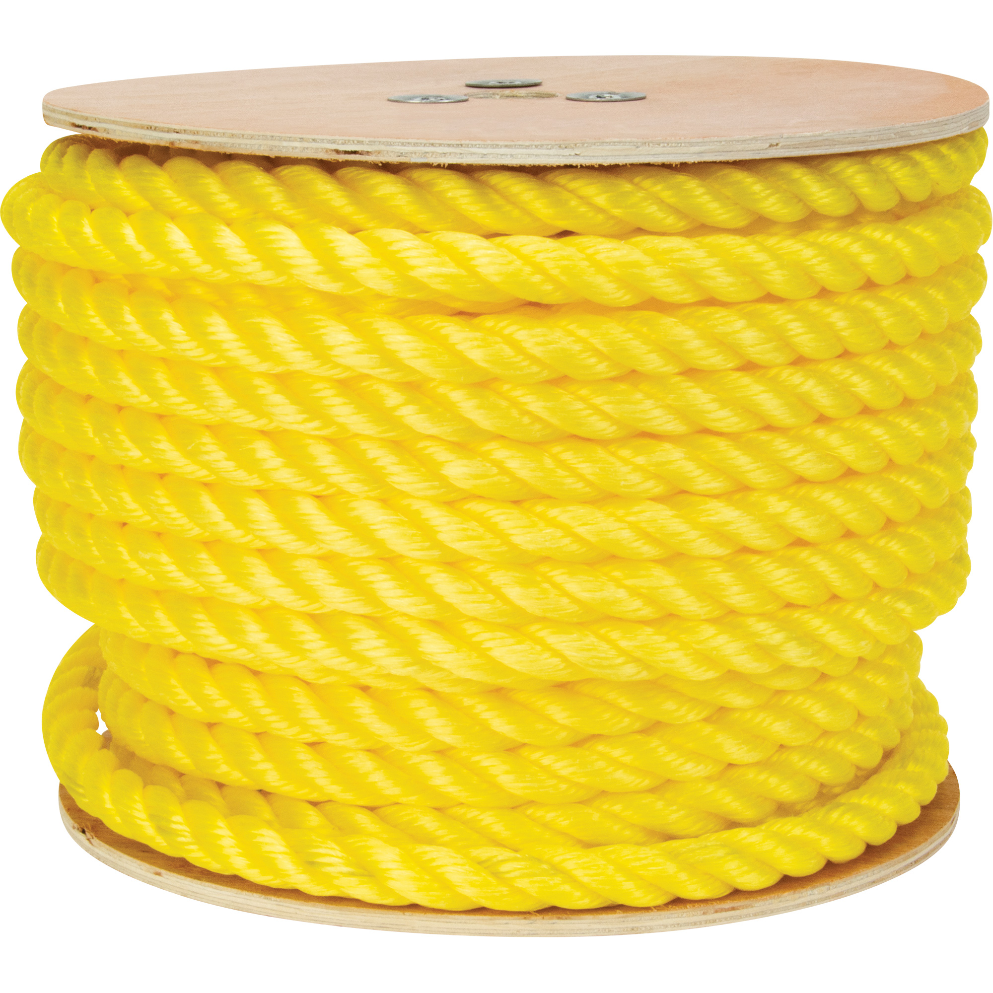 Corde jaune tressée, Polypropylène, 144'