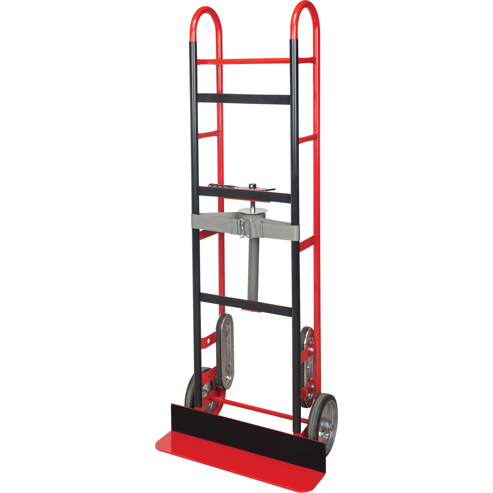 Diable de calibre industriel pour électroménagers, Acier, Capacité 550 lb, 24" la x 59" h