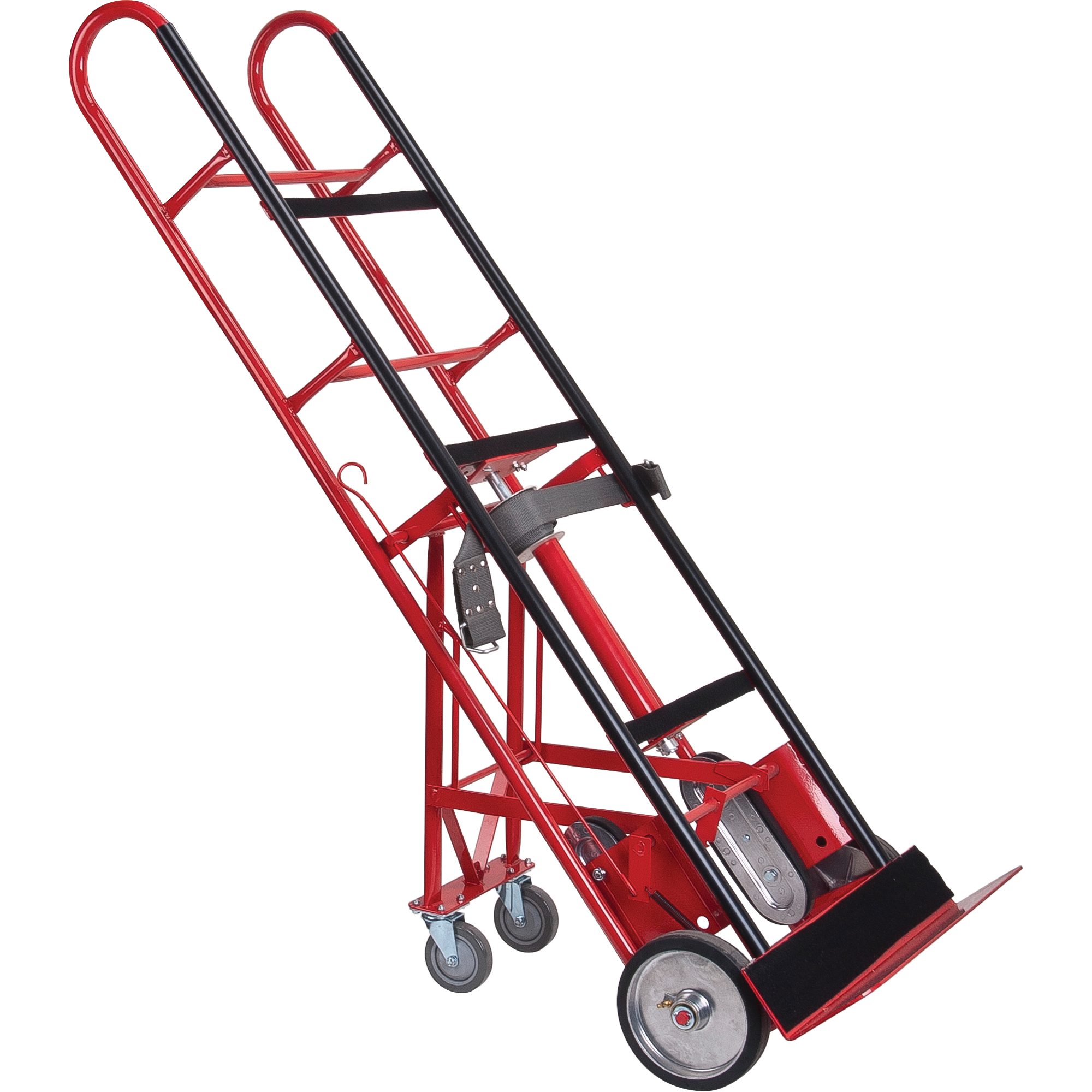 Diable de calibre industriel pour électroménagers, Acier, Capacité 850 lb, 24" la x 66" h – Image 2