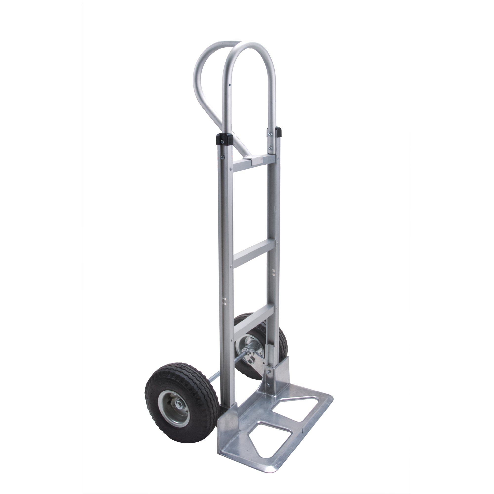 Diable démonté, Prise En P, Aluminium, Hauteur de 52-1/8", Capacité 500 lb