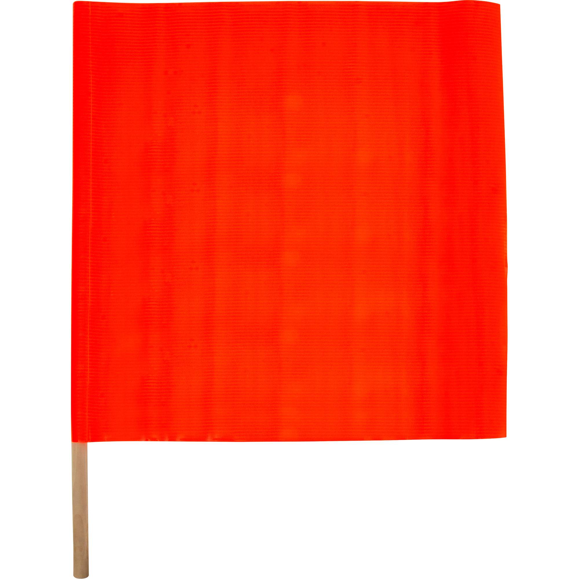 Drapeau de sécurité routière, Mailles, Avec manche