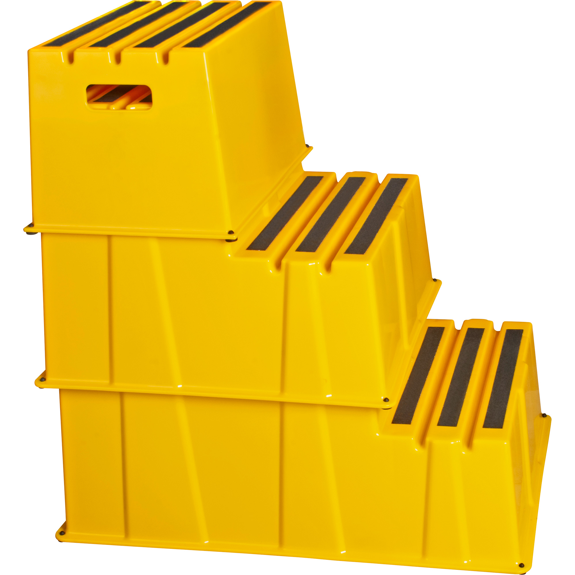 Escabeau industriel, 2 marches, 26" x 22-7/16" x Hauteur 19-11/16" – Image 9