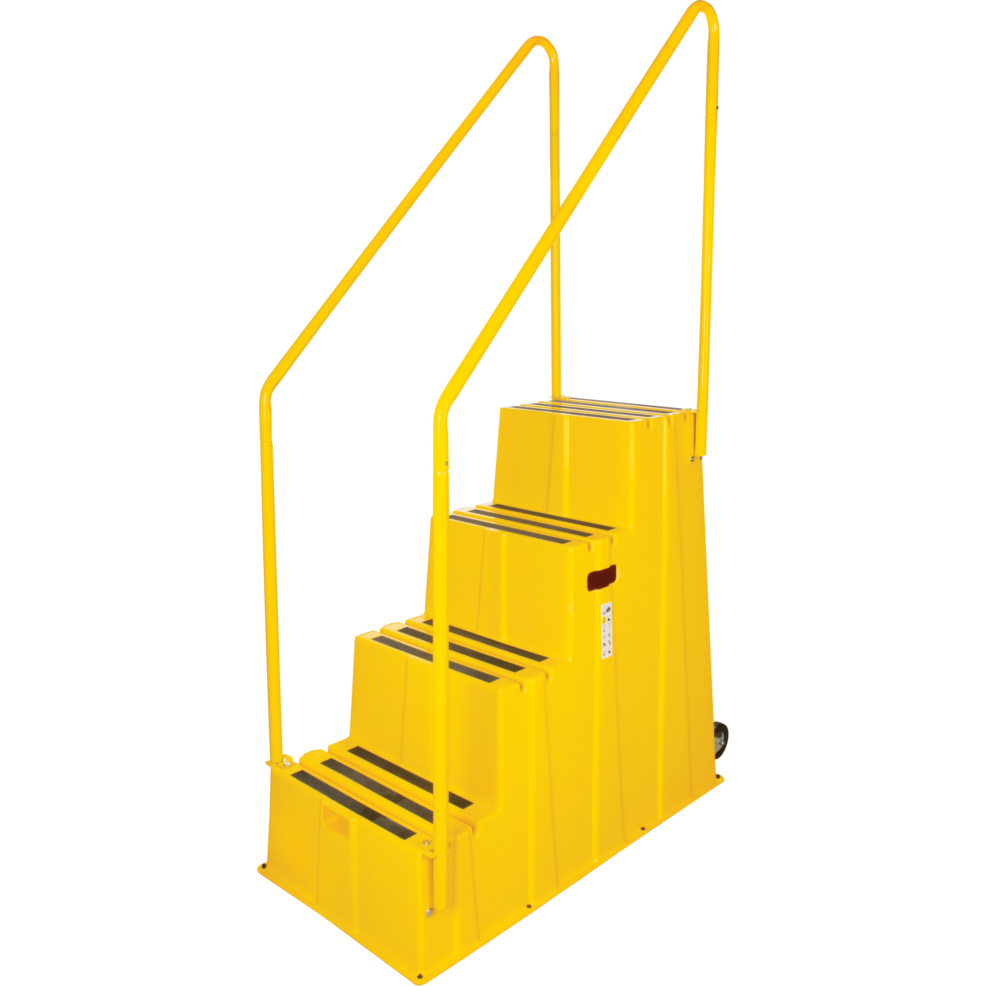 Escabeau industriel, 4 marches, 44" x 22-1/4" x Hauteur 65-1/8"