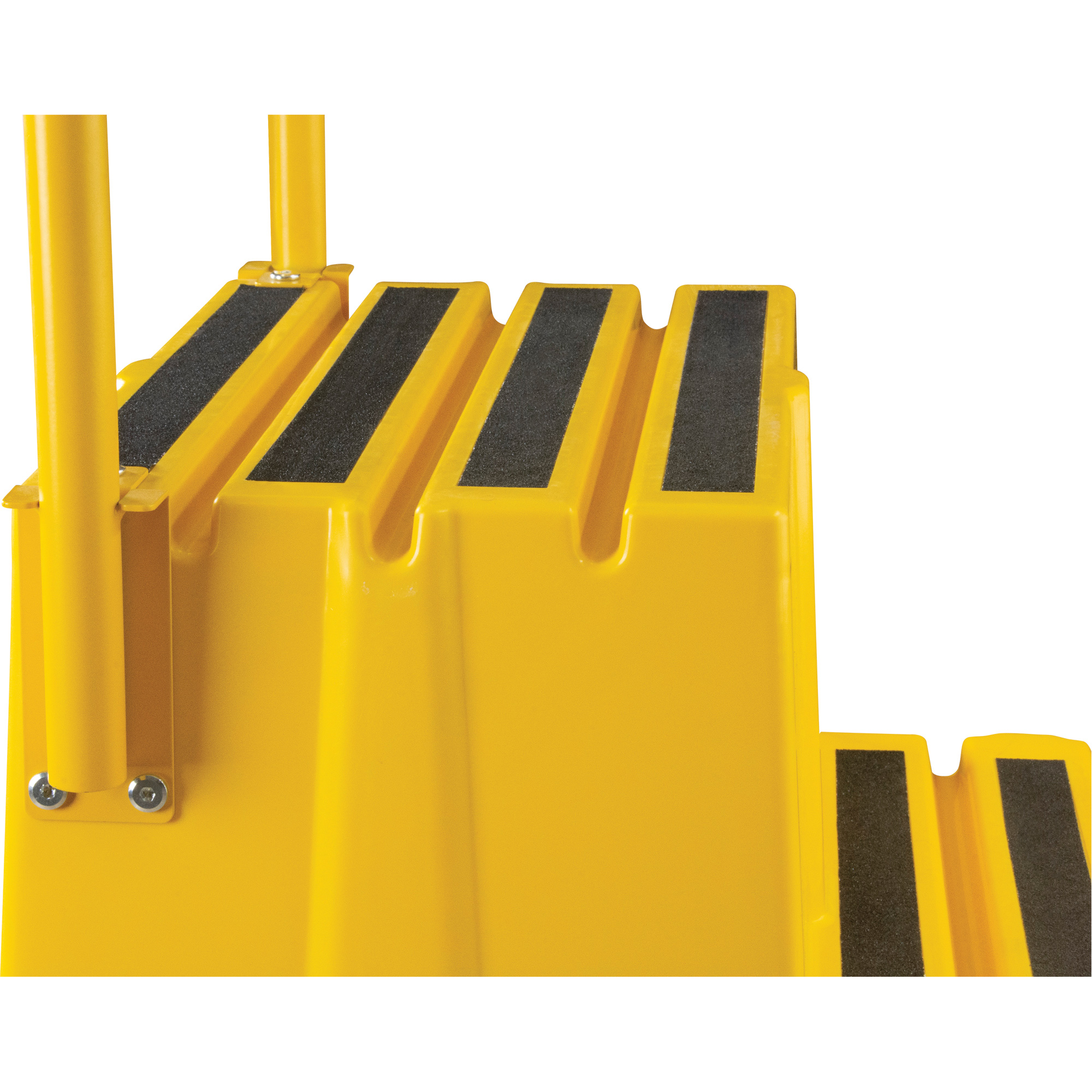 Escabeau industriel, 4 marches, 44" x 22-1/4" x Hauteur 65-1/8" – Image 5