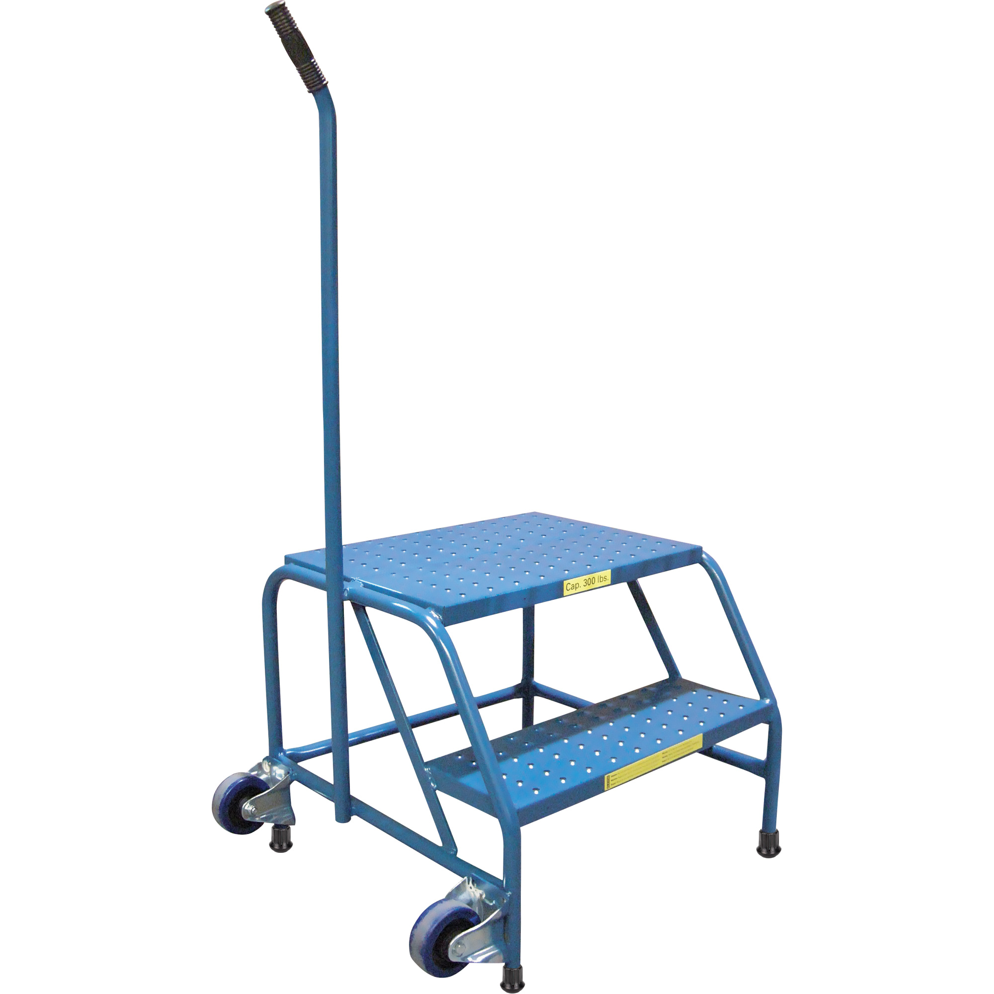 Escabeaux roulants Tilt-N-Roll, 2 marche(s), 24" l x 29" la x 19" h, Capacité 300 lb
