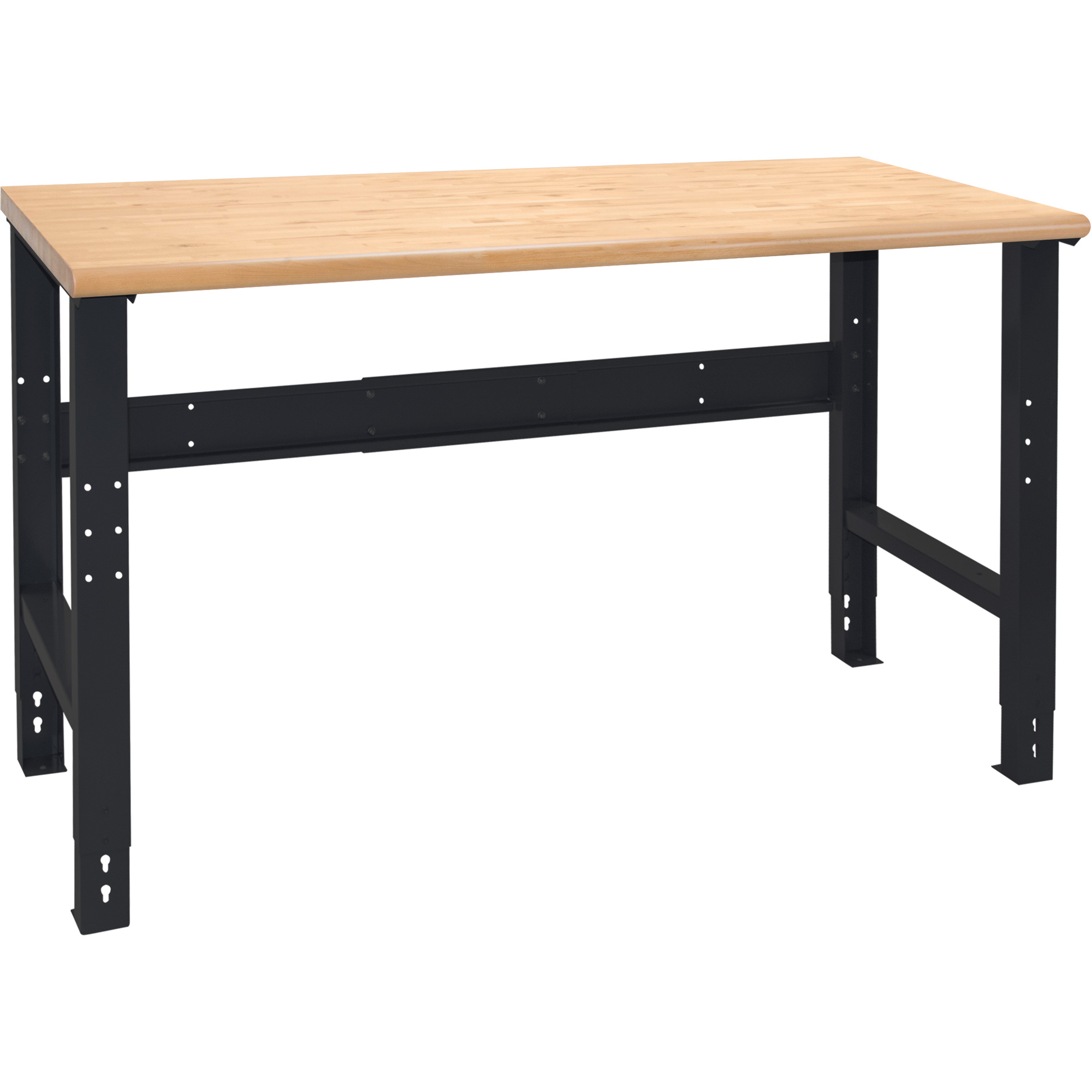 Établi industriel, Dessus & montants seulement, Cap 1000 lb, 60" la x 24" p, 34" h