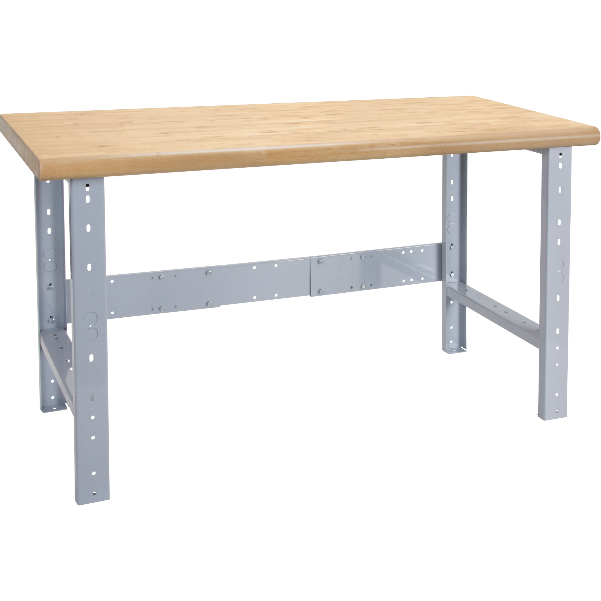 Établi modulaire robuste, Dessus & montants seulement, Cap 2500 lb, 48" la x 24" p