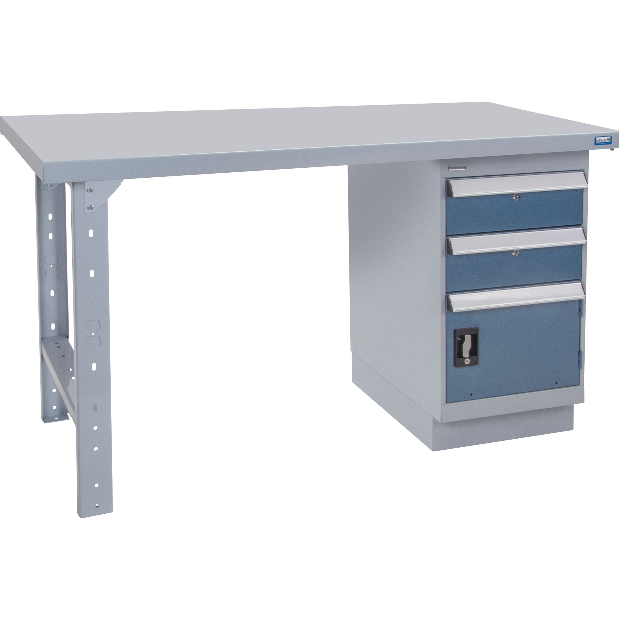 Établi préconçu, 60" la x 36" p x 34" h, Capacité 2500 lb