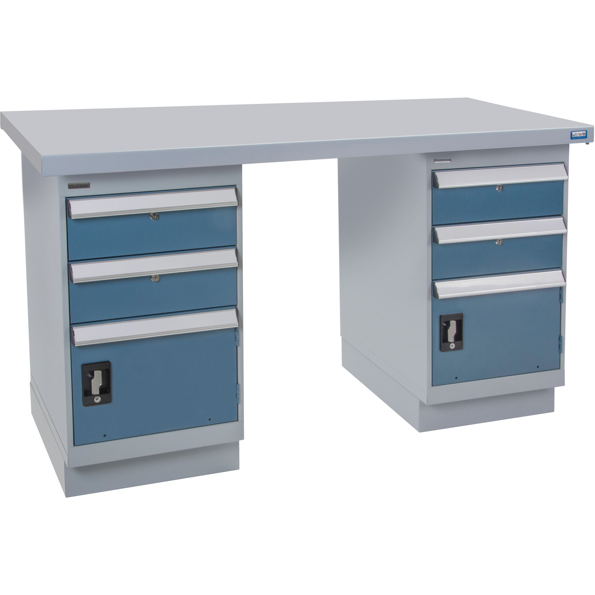 Établi préconçu, 60" la x 36" p x 34" h, Capacité 2500 lb