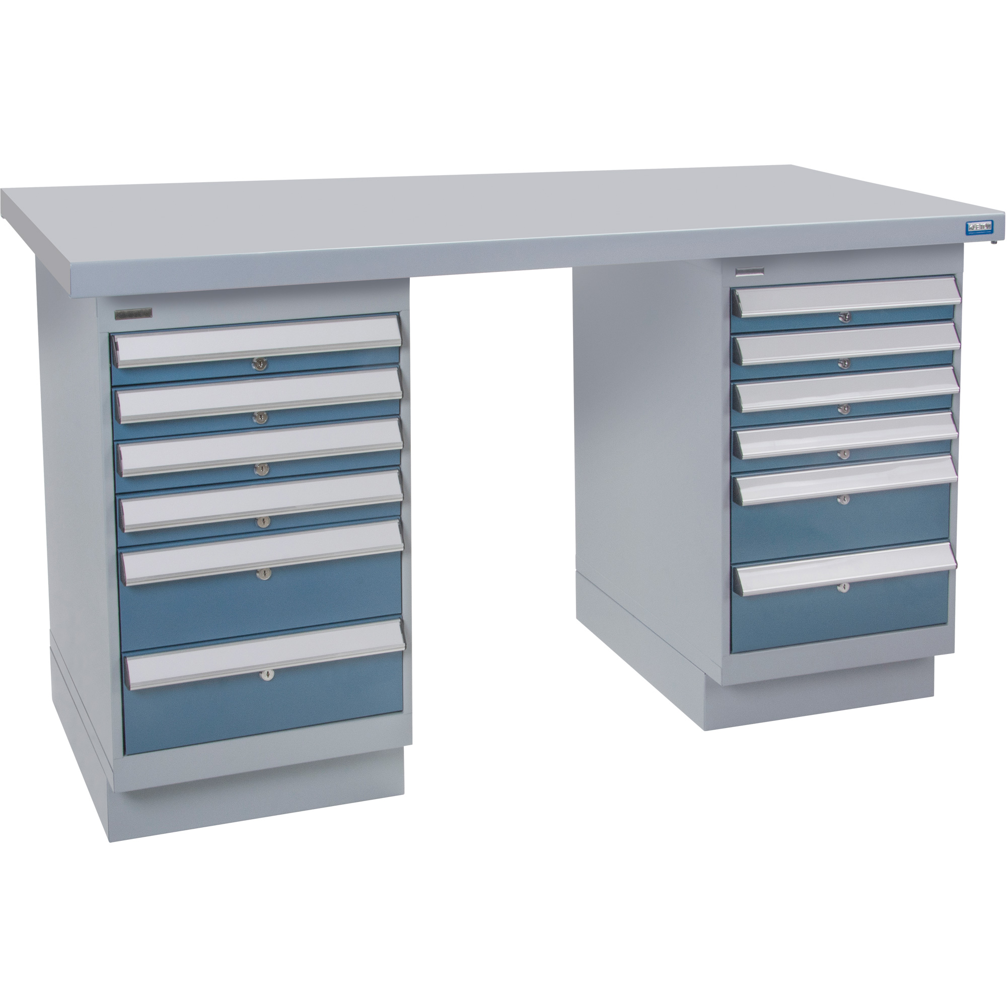 Établi préconçu, 60" la x 30" p x 34" h, Capacité 2500 lb