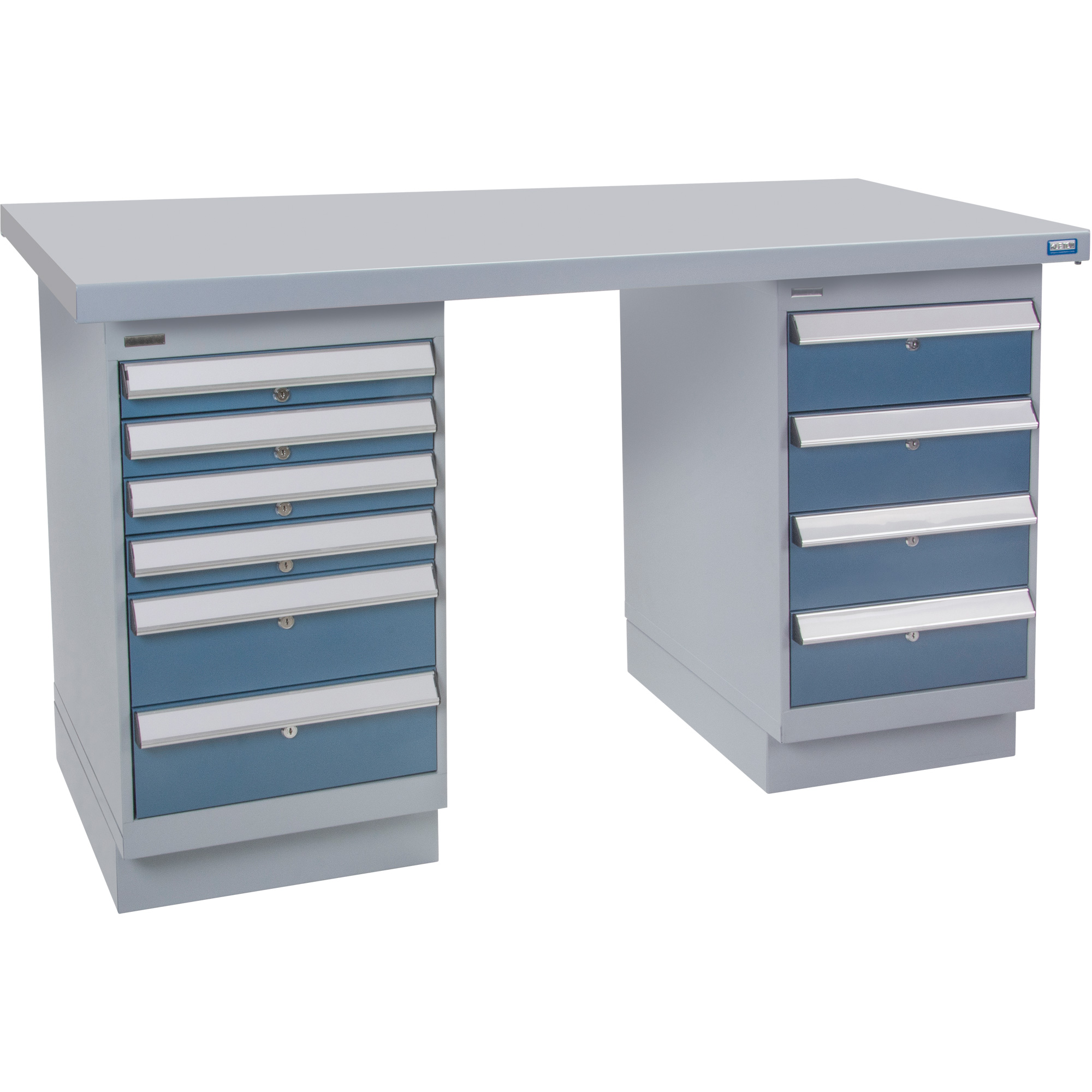 Établi préconçu, 60" la x 30" p x 34" h, Capacité 2500 lb