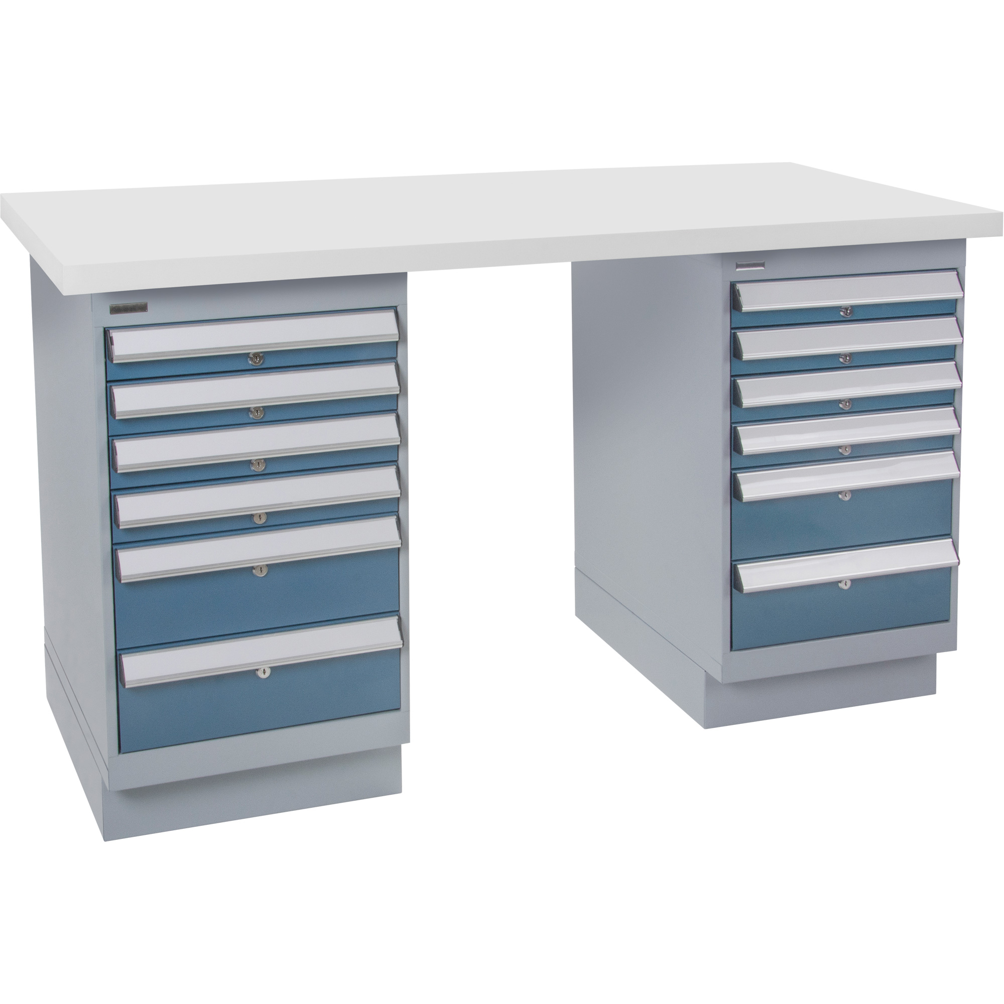 Établi préconçu, 60" la x 30" p x 34" h, Capacité 2500 lb