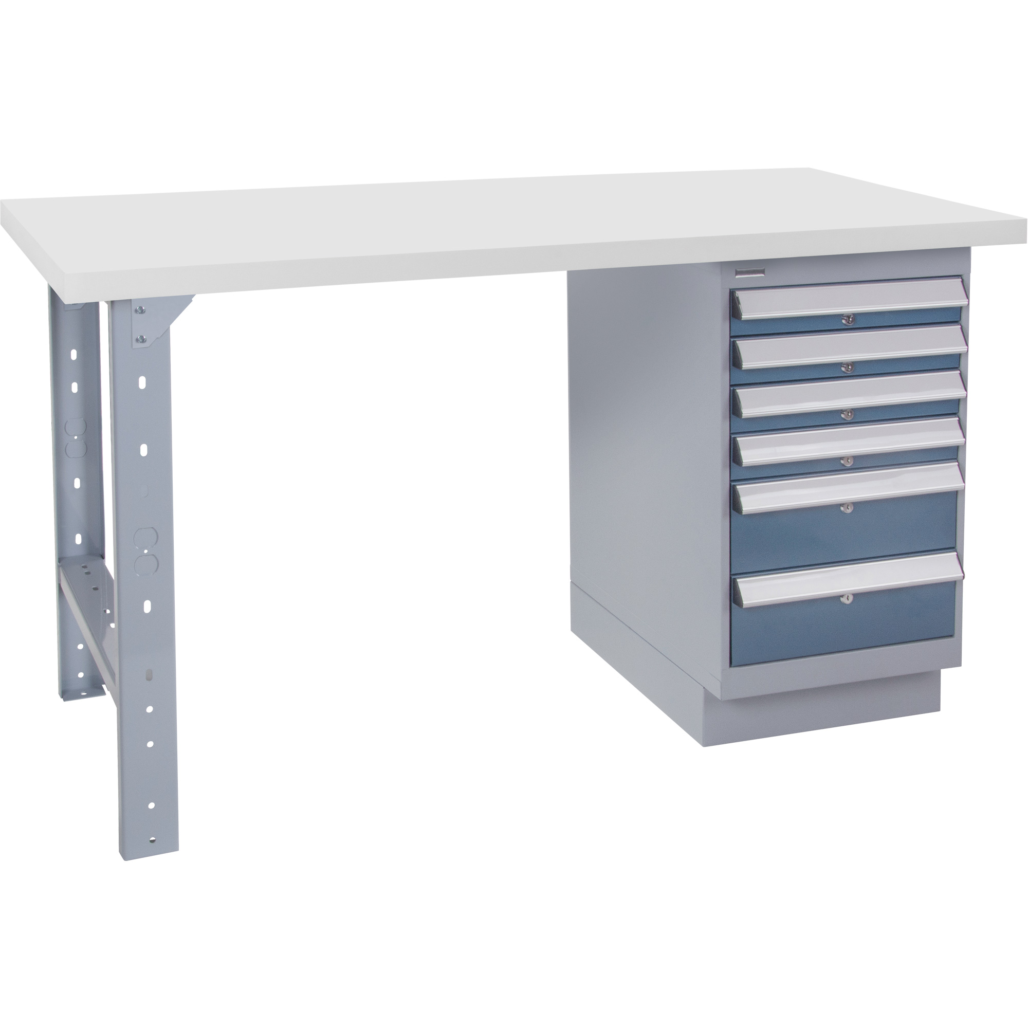 Établi préconçu, 60" la x 30" p x 34" h, Capacité 2500 lb