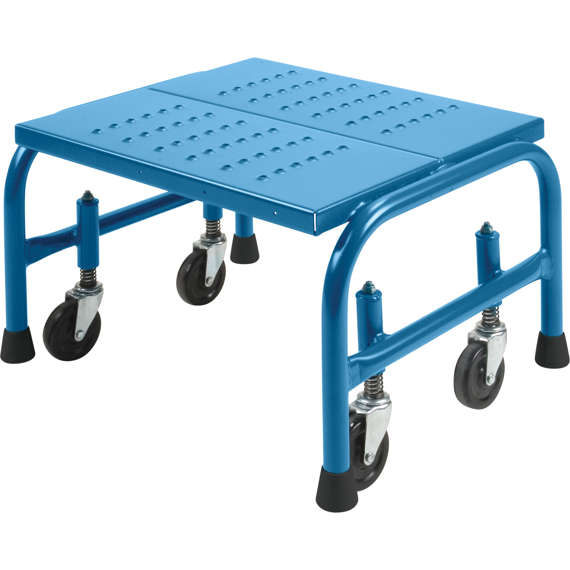 Marche-pied roulant 20 x 16 x 12, 1 marches, Largeur de la marche 18", Hauteur de la plateforme 12", Acier
