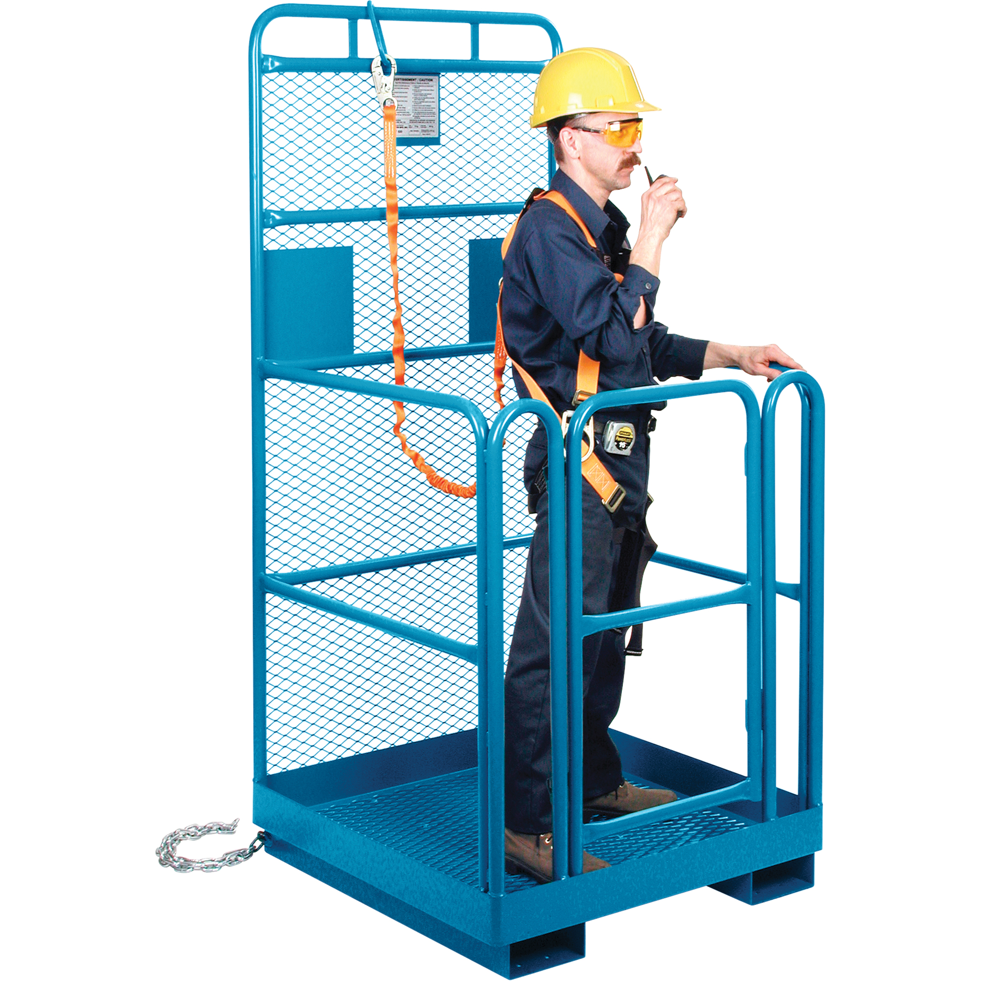 Nacelle élévatrice pour travail en hauteur, 36" x 36" x 72" h, Capacité de 1000 lb, Acier – Image 2