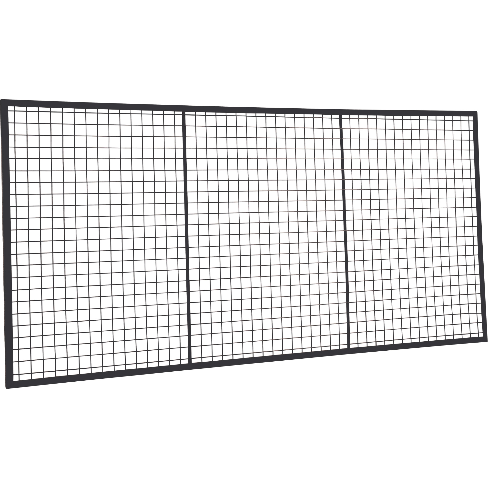 Panneau de cloison en treillis métallique, 4' h x 8' la