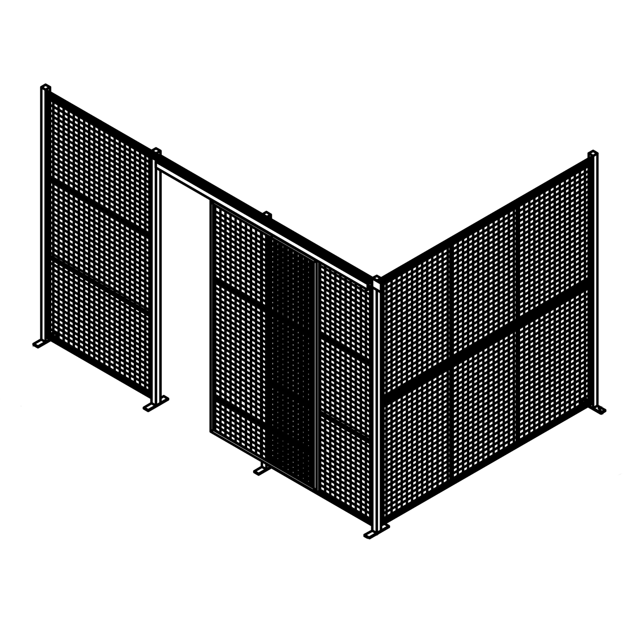 Partitions & cloisons grillagée
